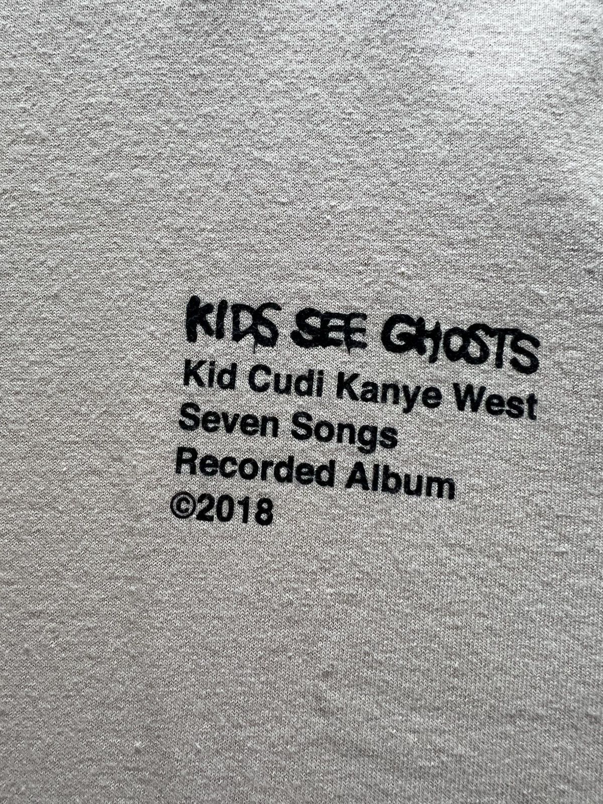 Gildan Kids See Ghosts Kanye West Kid Cudi Long Sleeve Beige XL Size US L / EU 52-54 / 3 - 3 Thumbnail