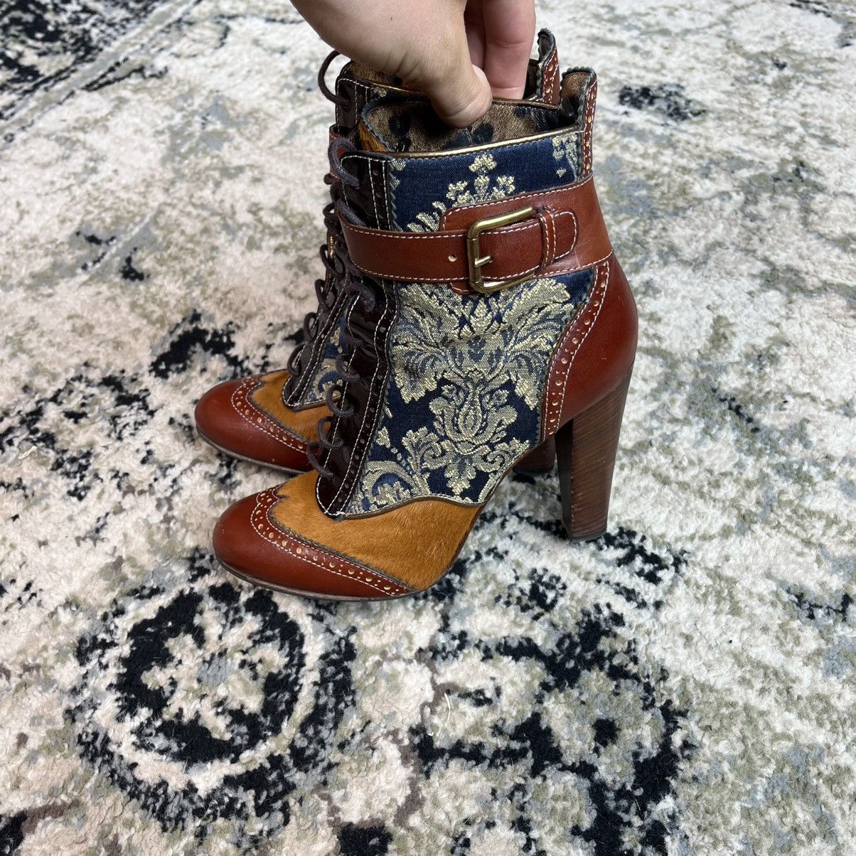 Dolce & Gabbana Vintage Designer High Fashion Archive Dolce & Gabbana Shoes Size US 9 / IT 39 - 4 Thumbnail