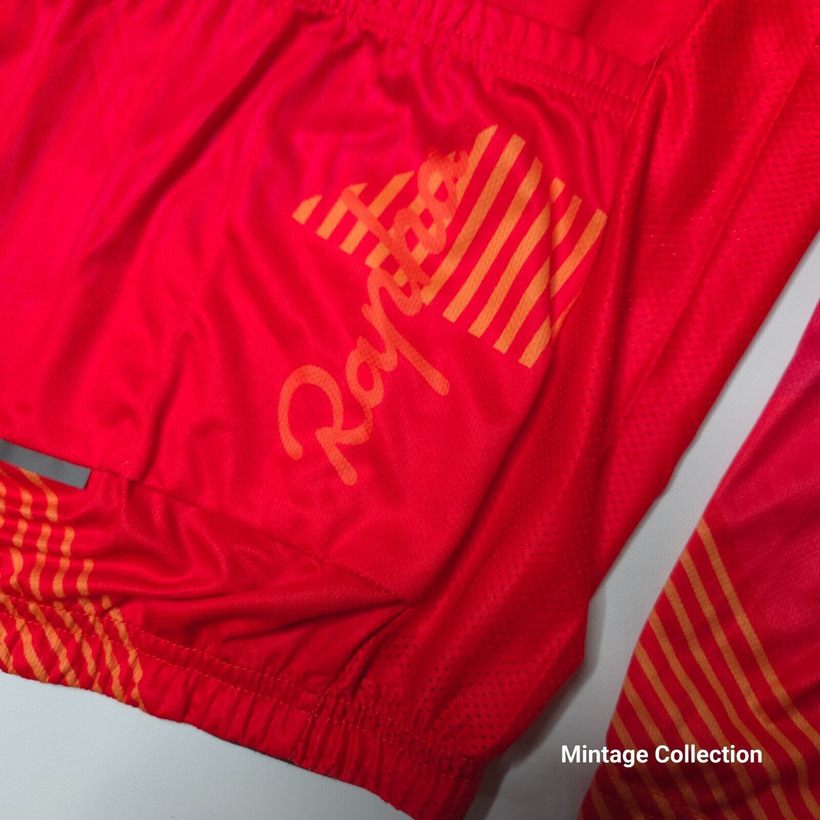 Rapha RAPHA CYCLING RED ORANGE PINK REFLECTIVE FULL ZIP JERSEY XL Size XL / US 12-14 / IT 48-50 - 7 Thumbnail