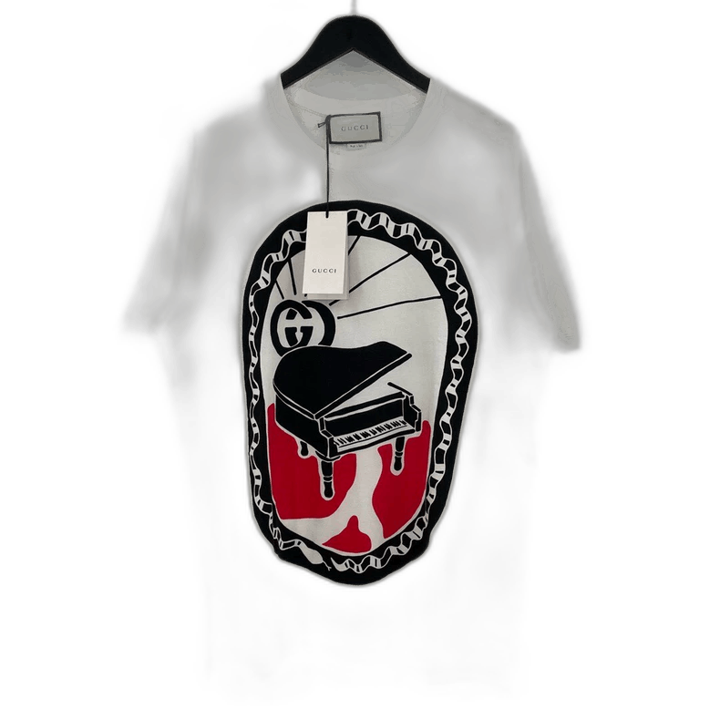 Gucci Gucci Piano Short Sleeve T-Shirt Size US M / EU 48-50 / 2 - 1 Thumbnail