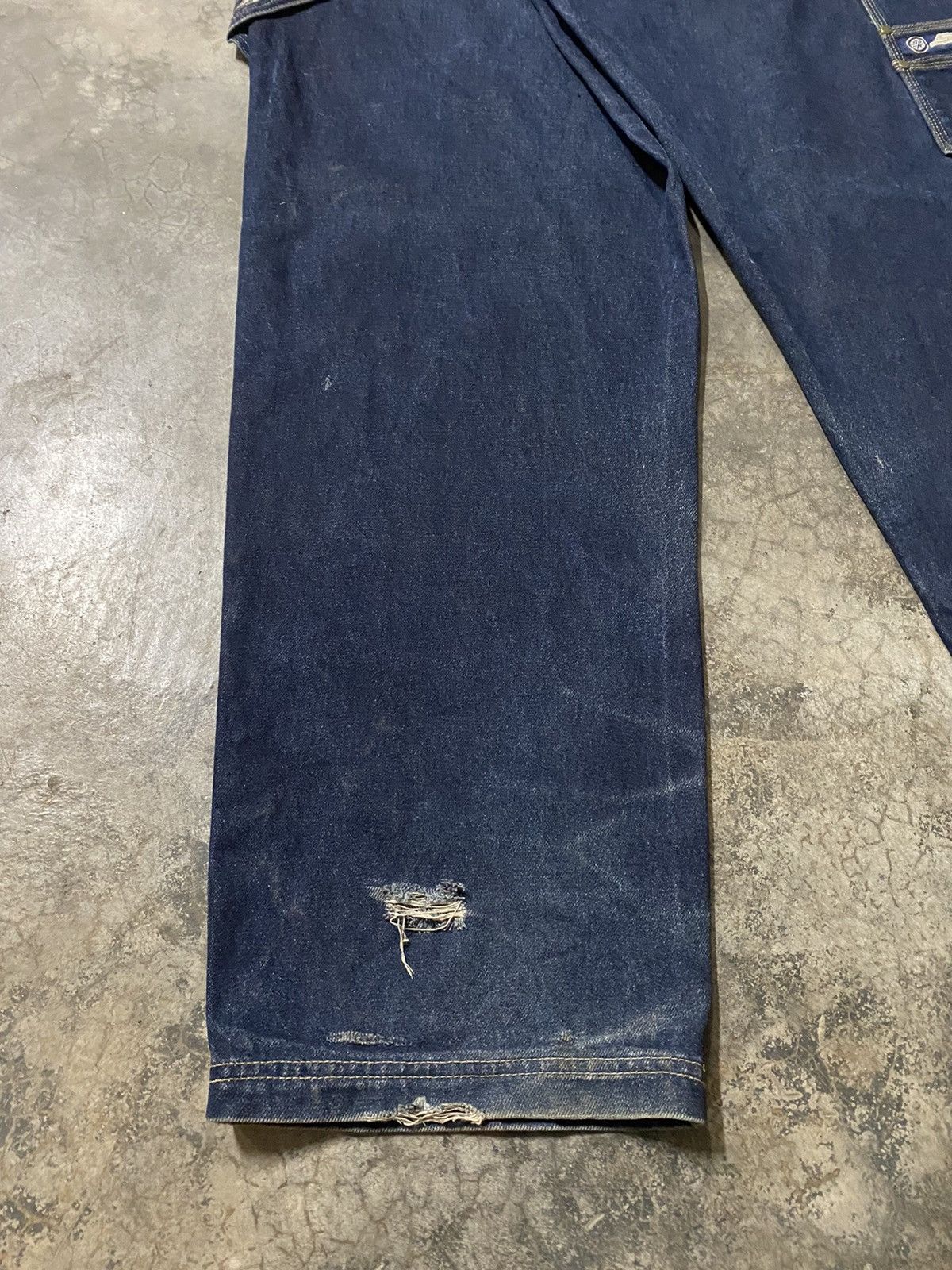 Hysteric Glamour × JNCO × Jean Y2k Baggy Jeans School of Hard Knocks p173 Size US 33 - 3 Thumbnail
