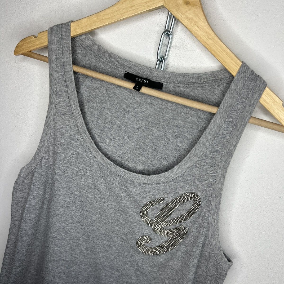 Designer × Gucci VINTAGE GUCCI TANK TOP L SIZE VERY RARE Size L / US 10 / IT 46 - 3 Thumbnail