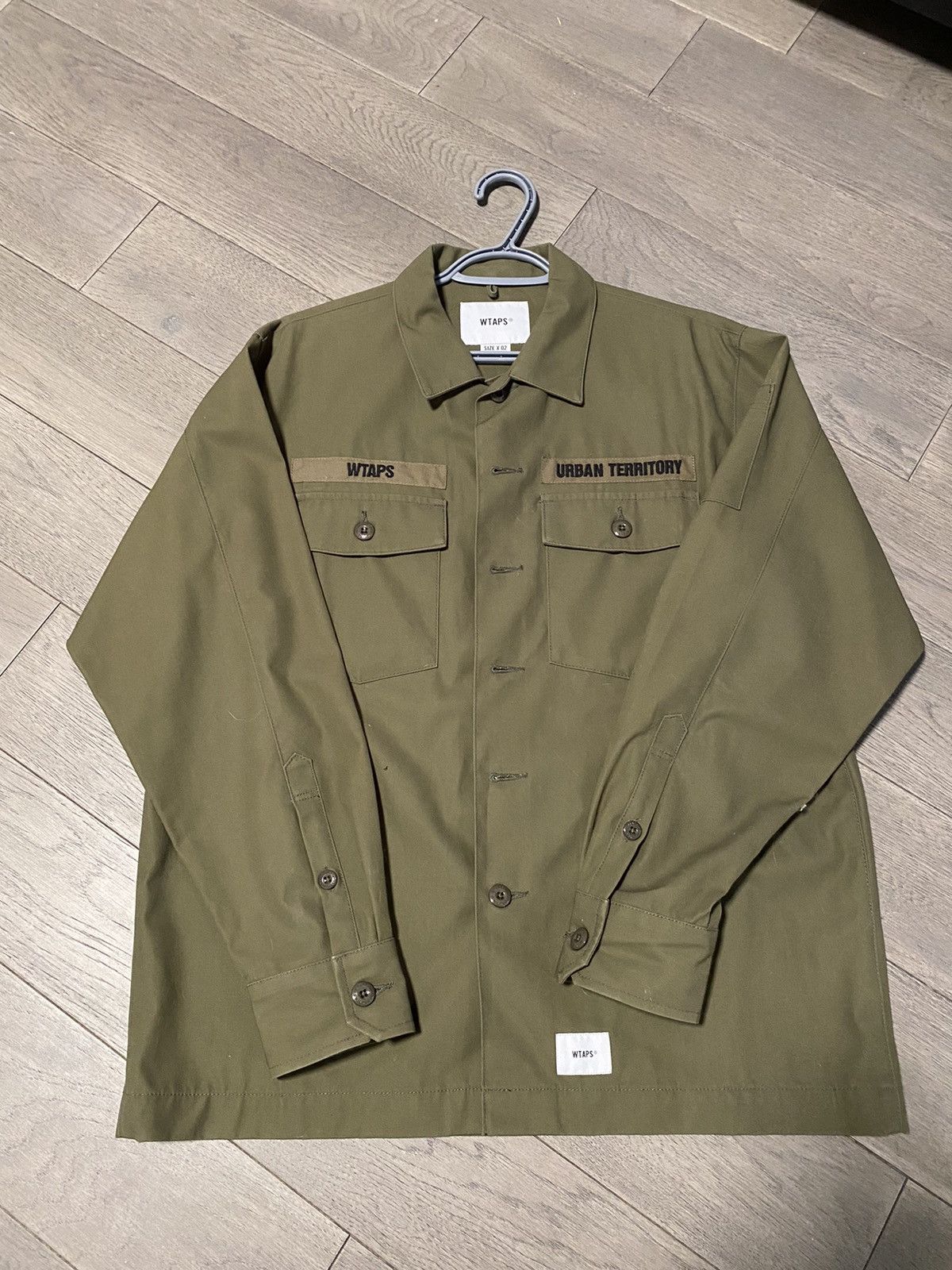 トップス 22SS WTAPS BUDS LS SHIRT COTTON TWILL WTAPS（ダブルタップス） 新品 WTAPS BUDS LS SHIRT.COTTON.RIPSTOP