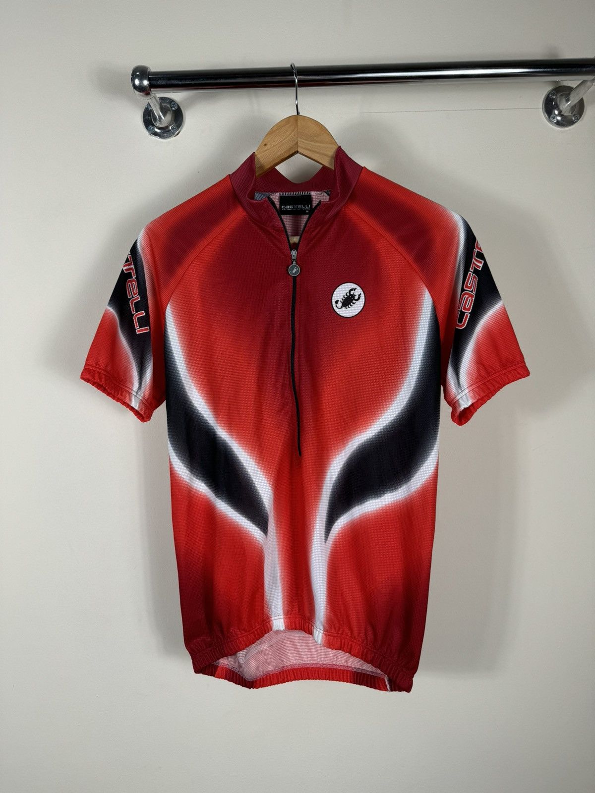 CASTELLI 🦂 Vintage Logo Cycling Jersey T Shirt