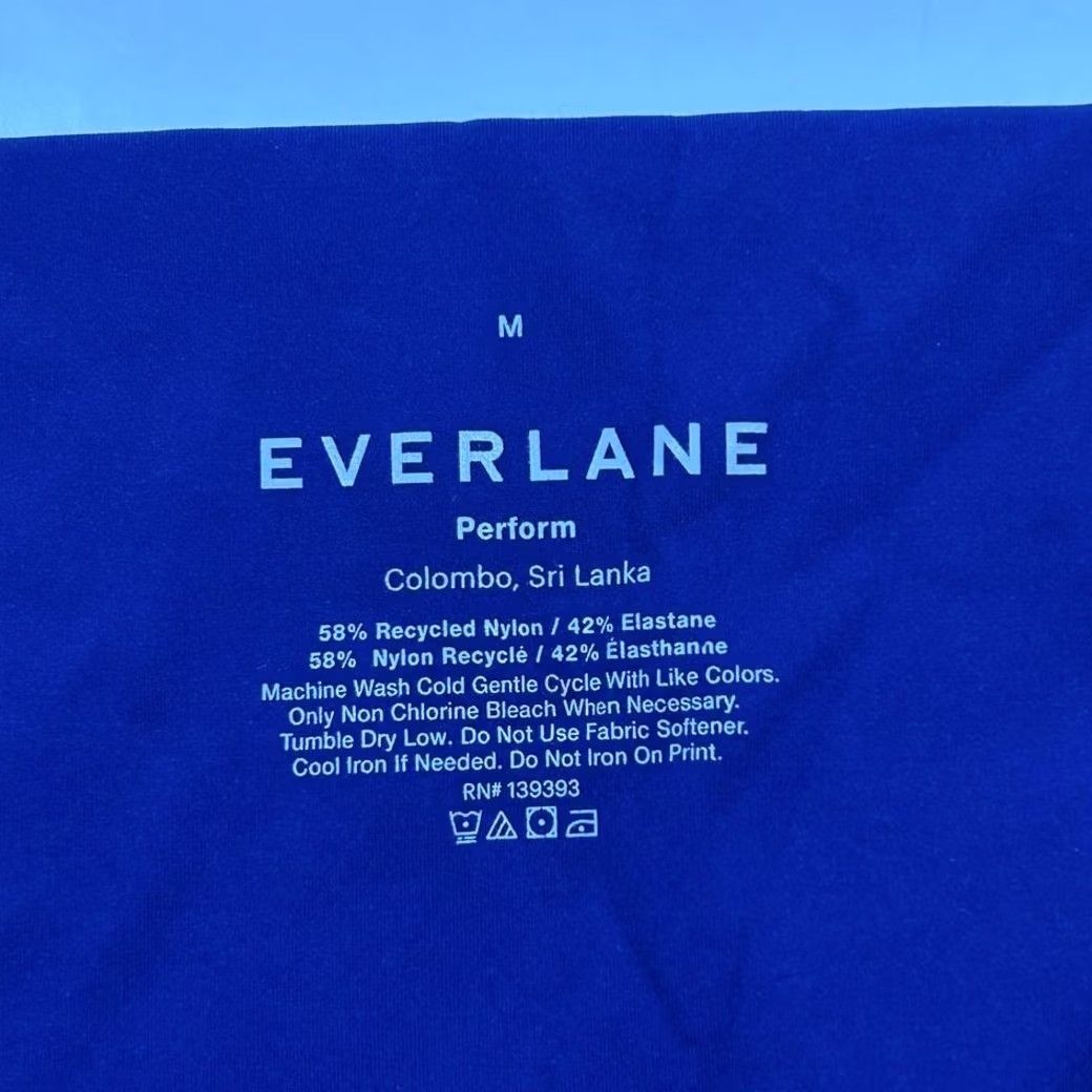 Everlane Everlane Royal Blue High-Waisted Athletic Leggings Yoga Pants Womens Med Size 32" / US 10 / IT 46 - 5 Thumbnail