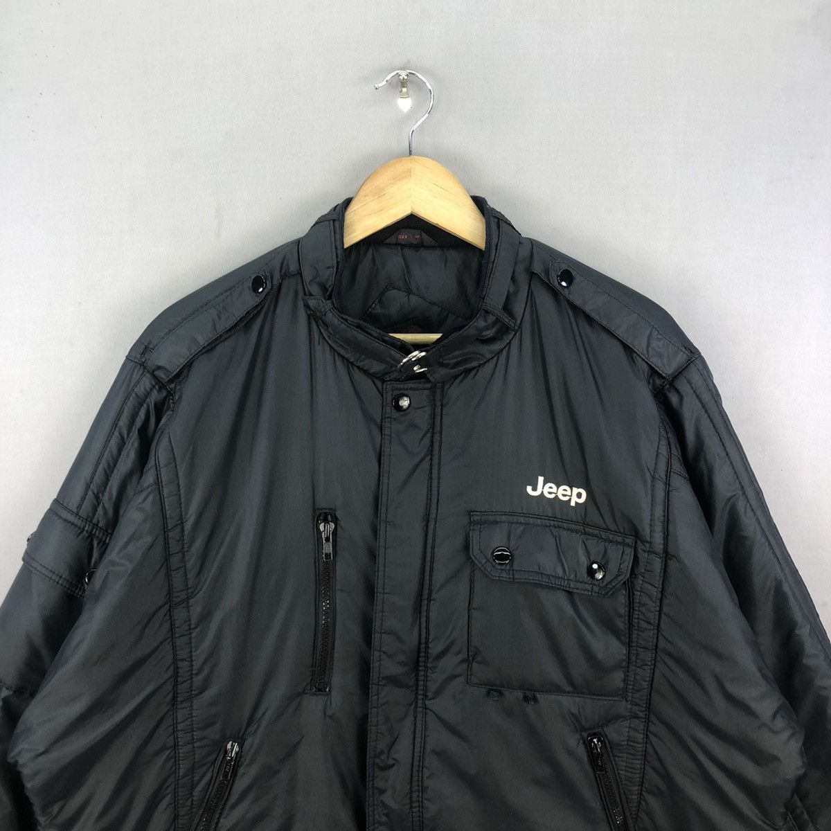 Vintage Vintage 80’s Upstream Racing Division Jeep Bomber Jacket Size US L / EU 52-54 / 3 - 4 Thumbnail