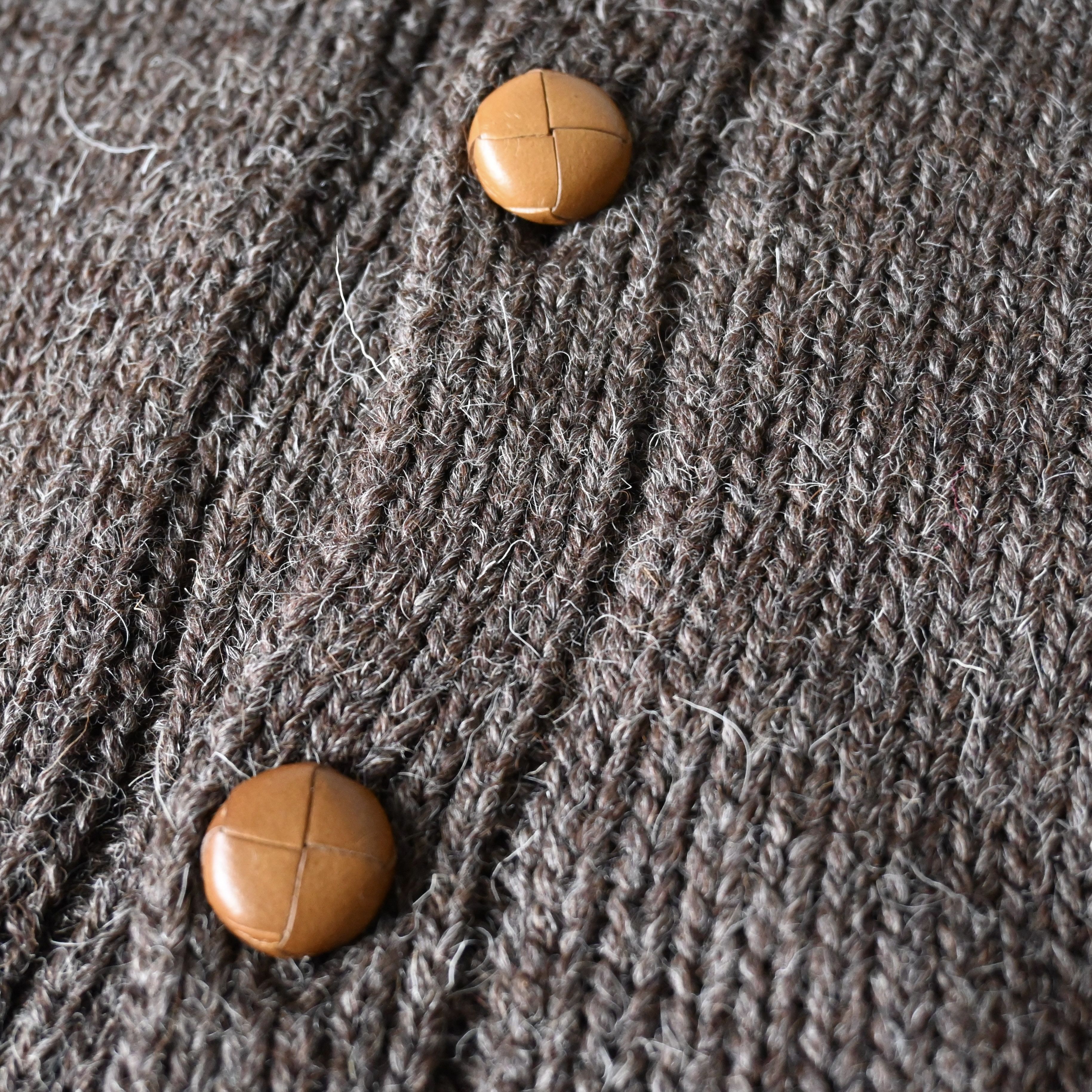 Vintage VTG 1990s Stuart Austin heavy wool knit hoodie, made in UK Size US M / EU 48-50 / 2 - 11 Thumbnail