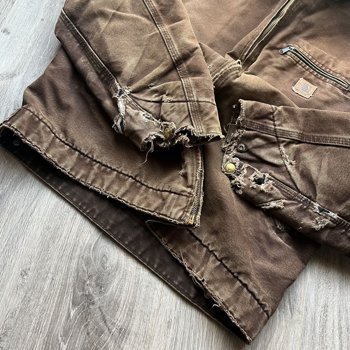 Carhartt Vintage Brown Carhartt Detroit Jacket J97 Size US L / EU 52-54 / 3 - 9 Thumbnail