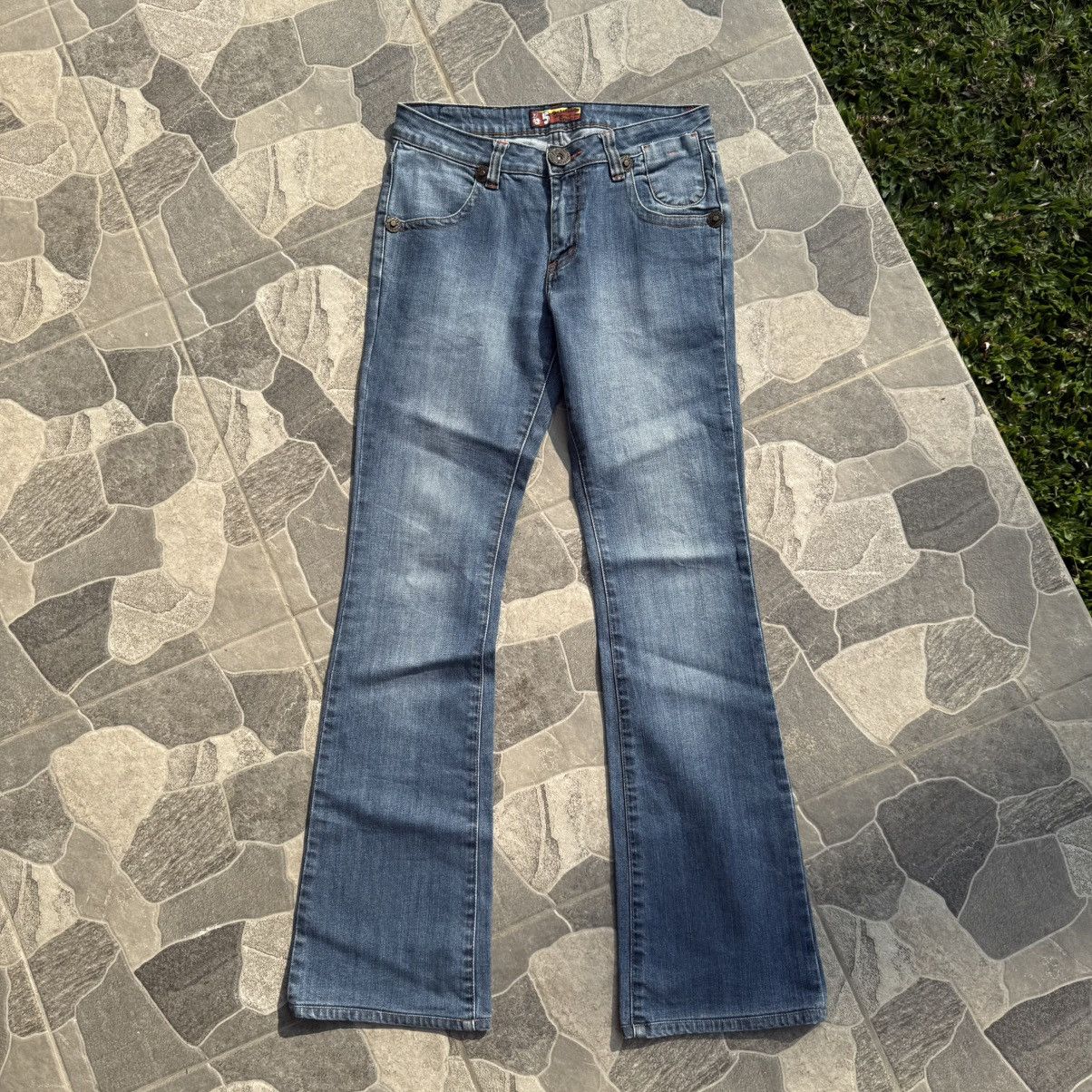 Japanese Brand Five Boy Resistant Bot Cut Denim Size 30" / US 8 / IT 44 - 1 Thumbnail