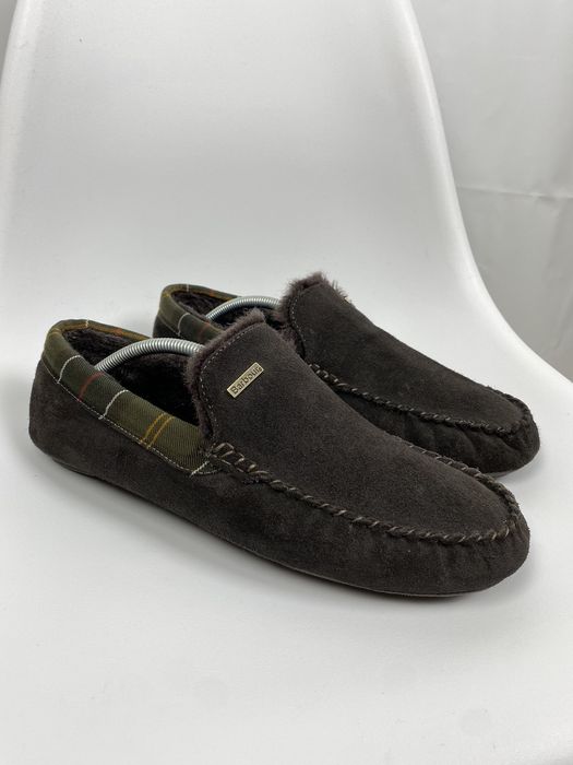 Barbour monty best sale slippers size 10