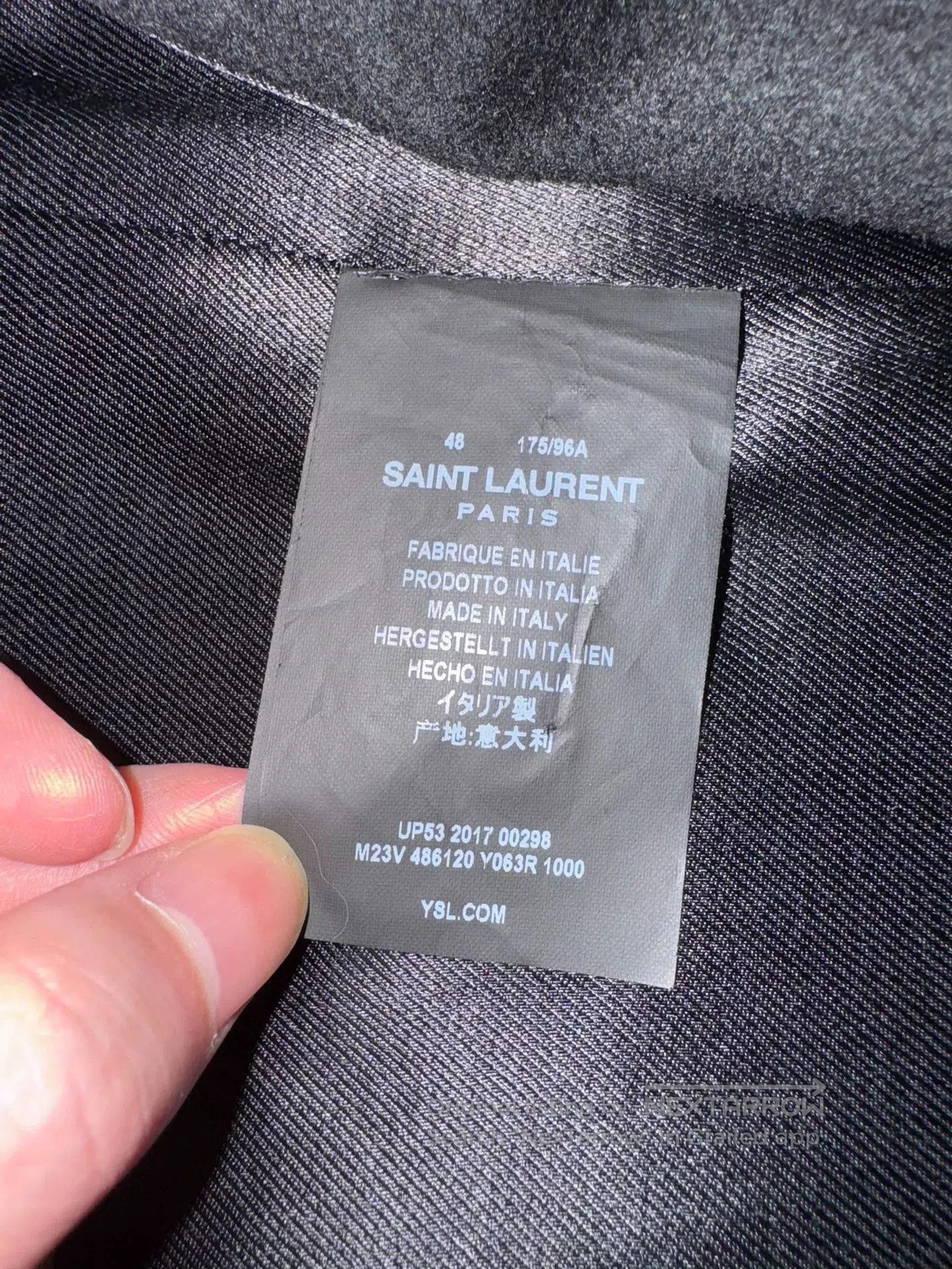 Saint Laurent Paris Saint Laurent Double. Size US M / EU 48-50 / 2 - 8 Thumbnail
