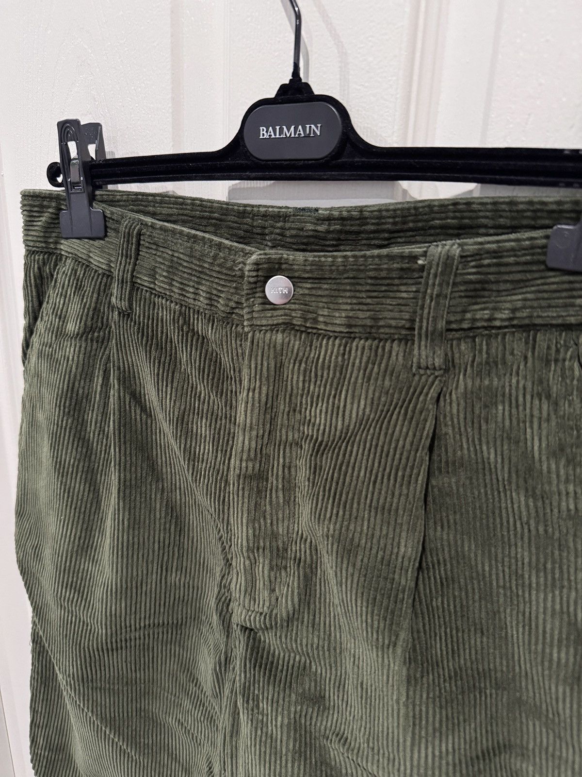 Kith Kith Mens Dark Green Corduroy Pants Size S (fits 30-31) Size US 30 / EU 46 - 4 Thumbnail