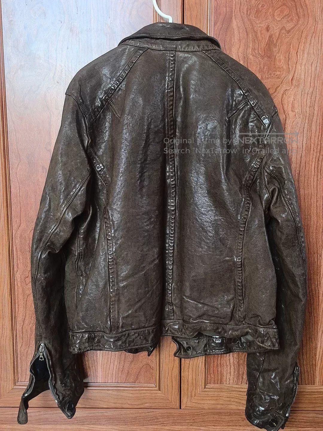 Neil Barrett Neil Barrett Pitt Style Water Buffalo Leather Jacket