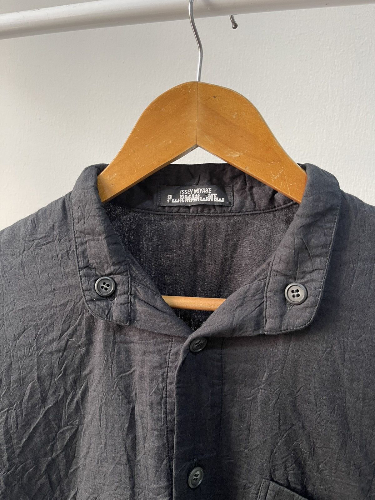 Issey Miyake 80s Issey Miyake Permanente Button Up Size US L / EU 52-54 / 3 - 6 Thumbnail