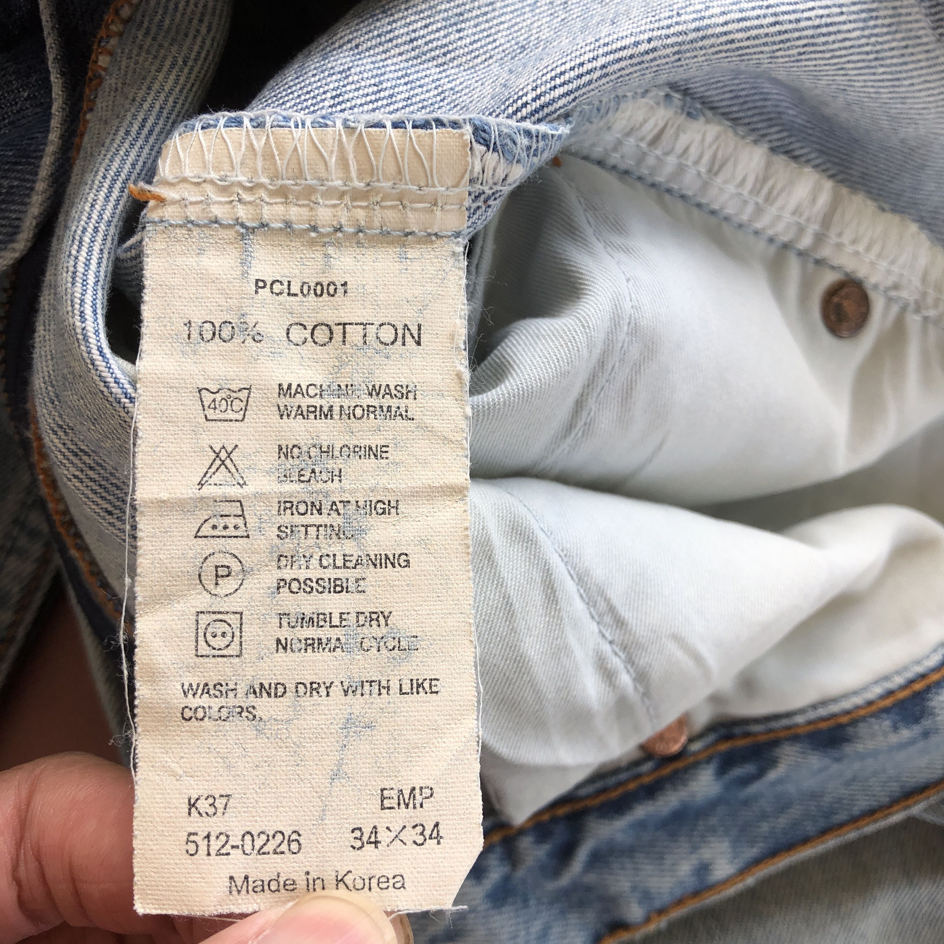Levi's Vintage Levis Light Wash Jeans Levi's Sun Faded Denim Size US 32 / EU 48 - 6 Thumbnail