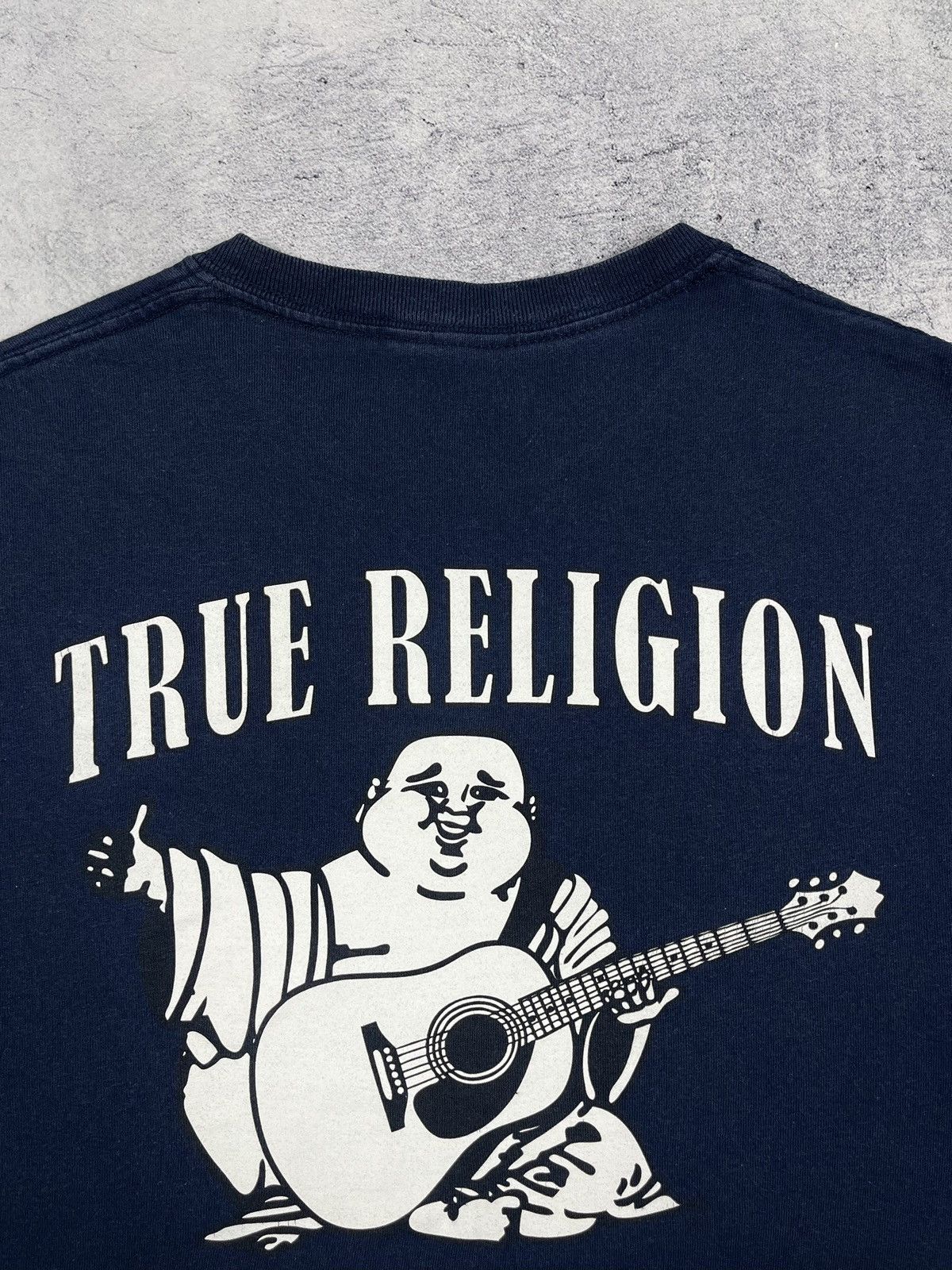 True Religion Vintage True Religion Buddha y2k big logo tee 00’s Size US M / EU 48-50 / 2 - 3 Thumbnail