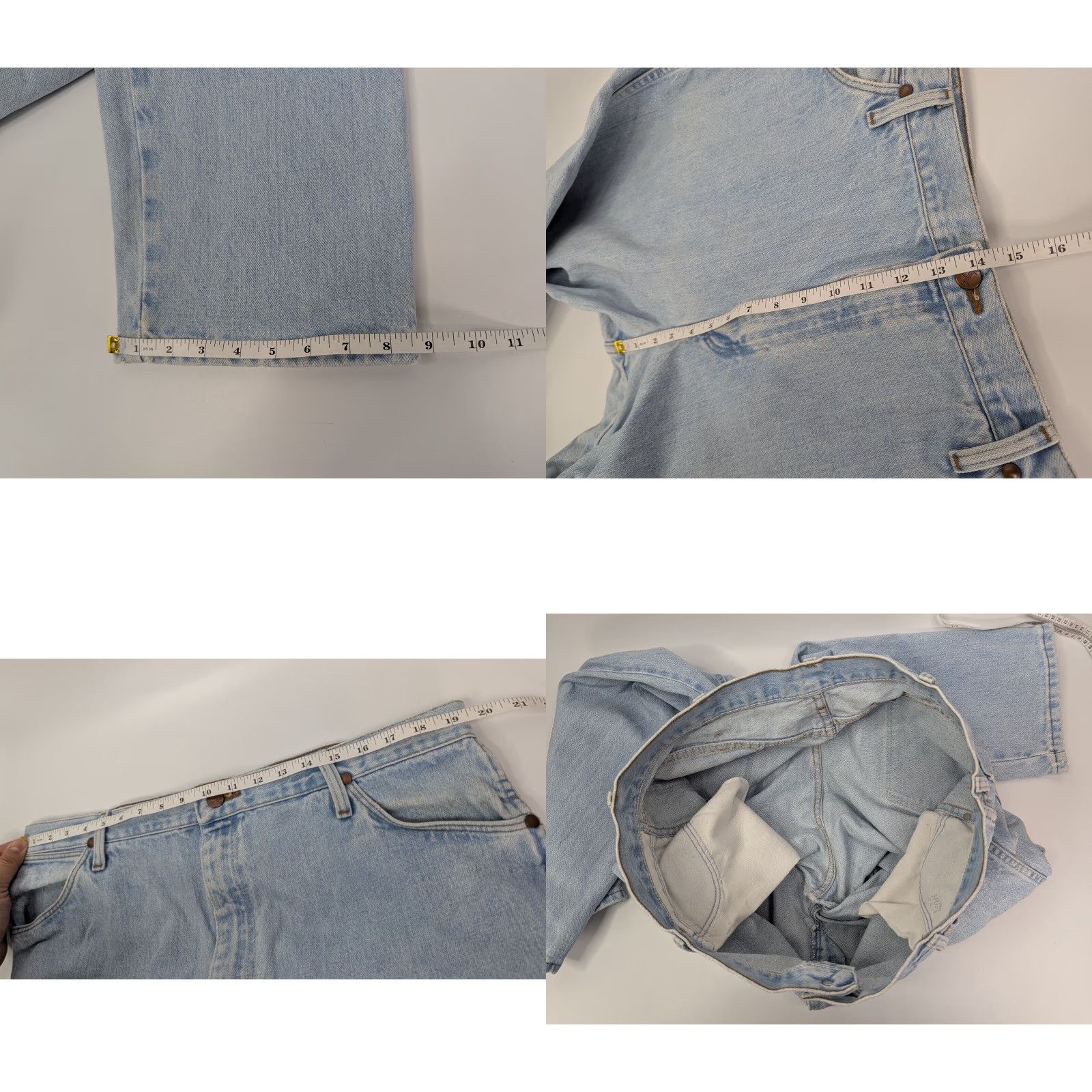 Wrangler VINTAGE Wrangler Jeans Men’s Size 40x36 Straight Cowboy Western Rodeo Workwear 13MWZGH Size US 40 / EU 56 - 8 Thumbnail