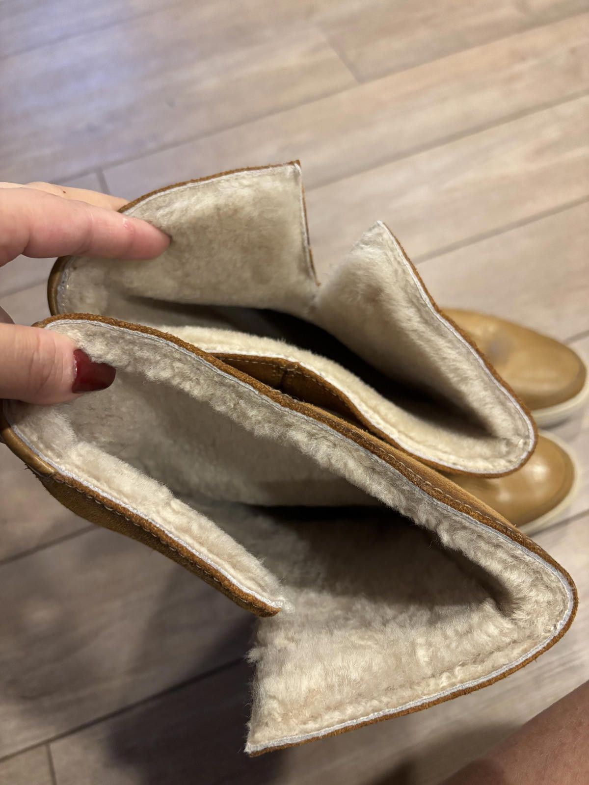 Frye Frye Women's Brown Leather and Suede Tall GEMMA Boots 6/6.5 Size US 6.5 / IT 36.5 - 6 Thumbnail