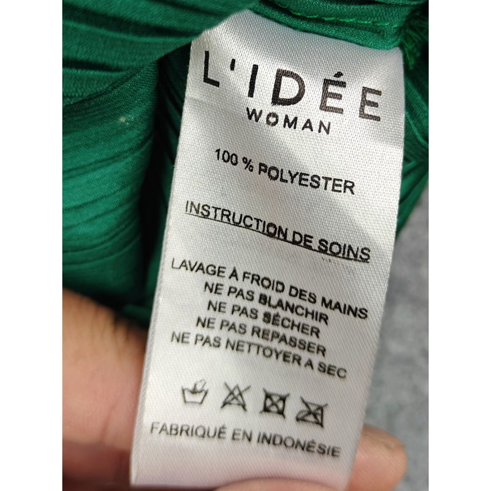 Vintage L'IDÉE Dress Womens XS Emerald Green Off Shoulder Pleated Maxi Gown BHLDN New Size XS / US 0-2 / IT 36-38 - 7 Thumbnail