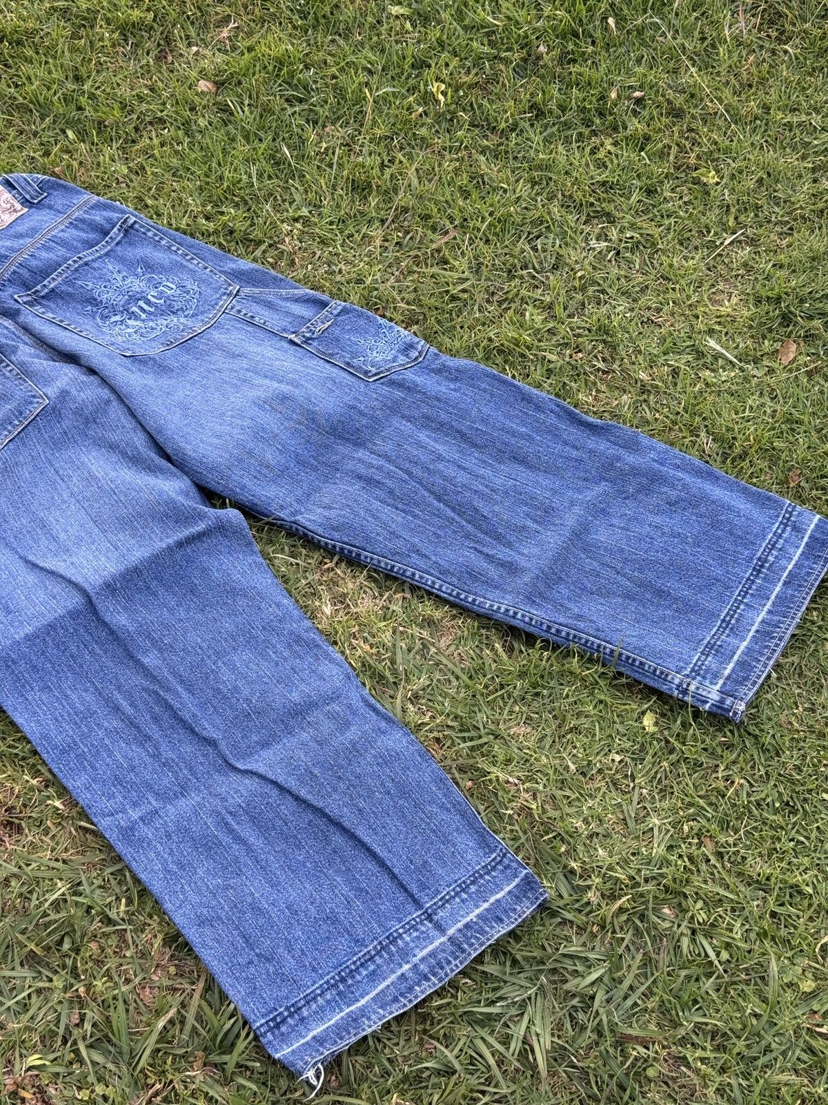 JNCO JNCO Wide Leg Baggy Carpenter Blue Jeans Size US 32 / EU 48 - 4 Thumbnail