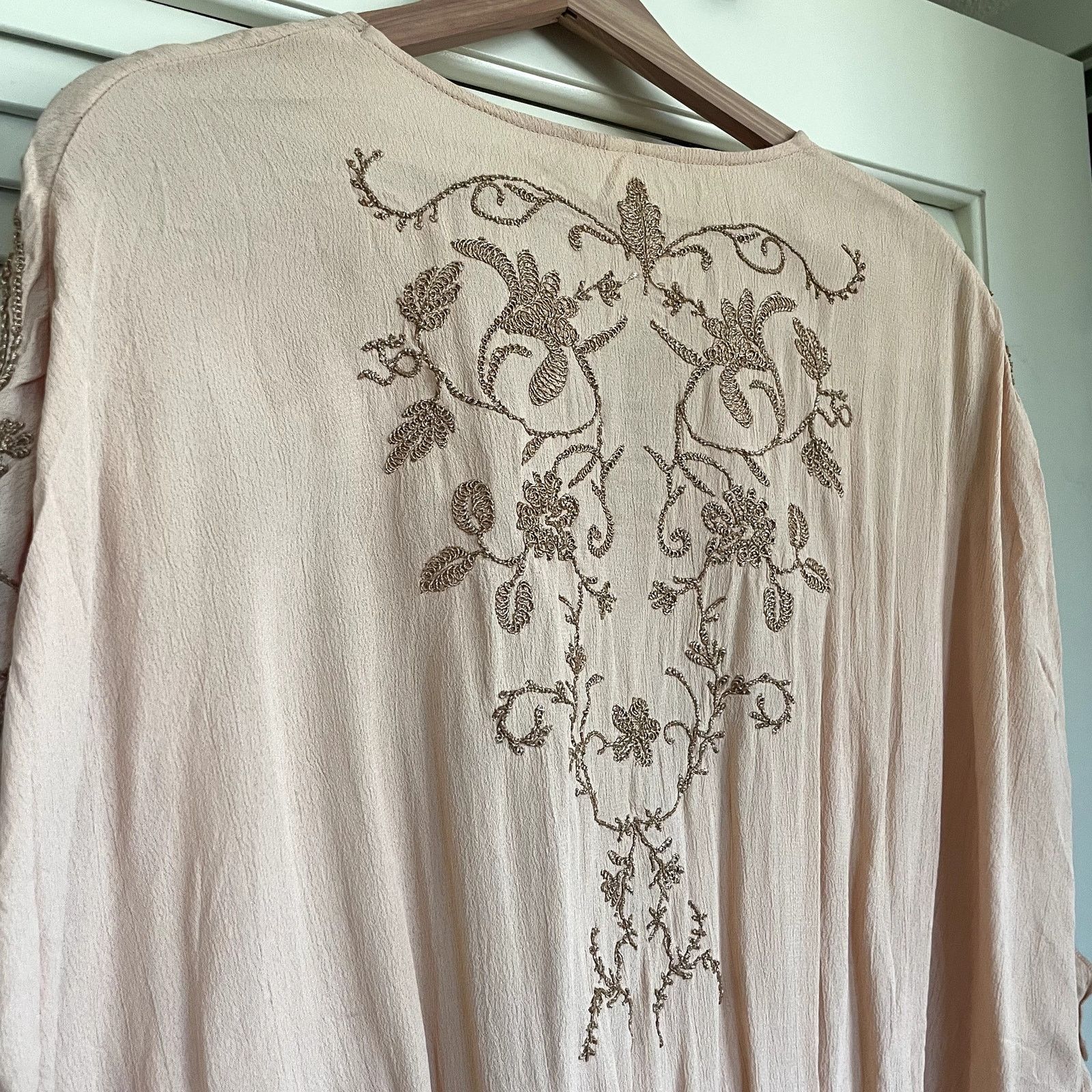 Free People Free People Pretty in Peach Summer Lover Beaded Bodysuit S Size S / US 4 / IT 40 - 10 Thumbnail
