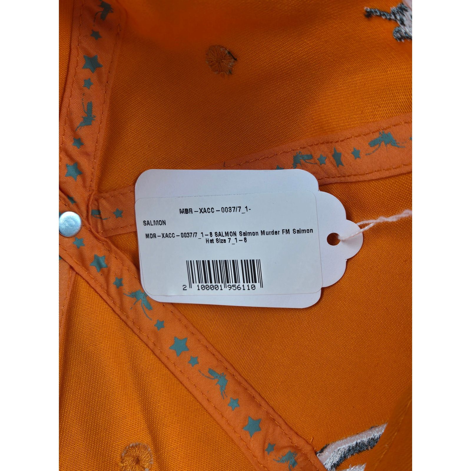 murd333r.fm Murd333rfm. Chop333r Orange Fitted Hat Size 7 1/8 NWT RARE! Size ONE SIZE - 5 Thumbnail