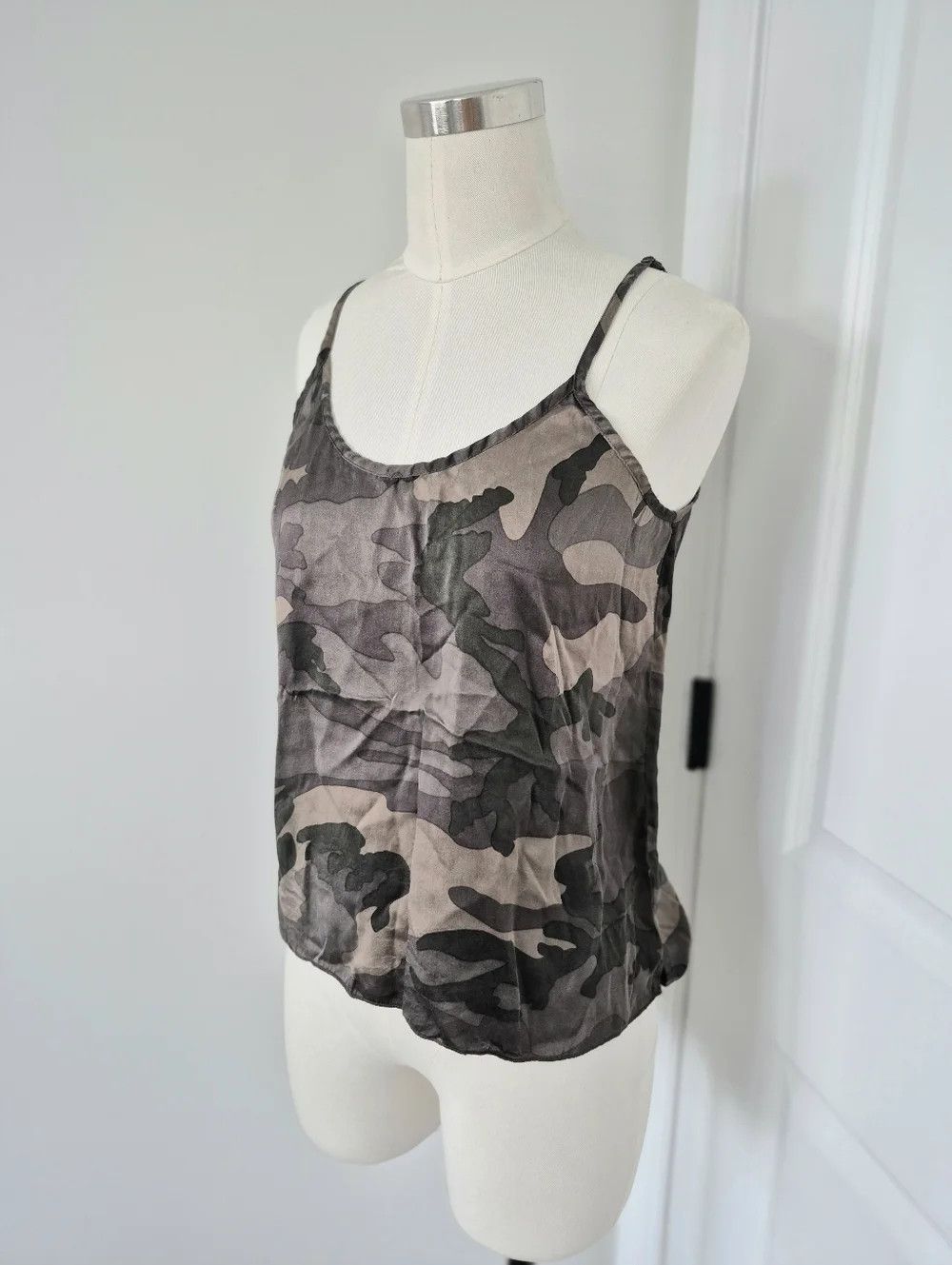 ATM Anthony Thomas Melillo REVOLVE ATM Jungle Camo Silk Cami Gift Party Spring Summer Size S / US 4 / IT 40 - 9 Thumbnail