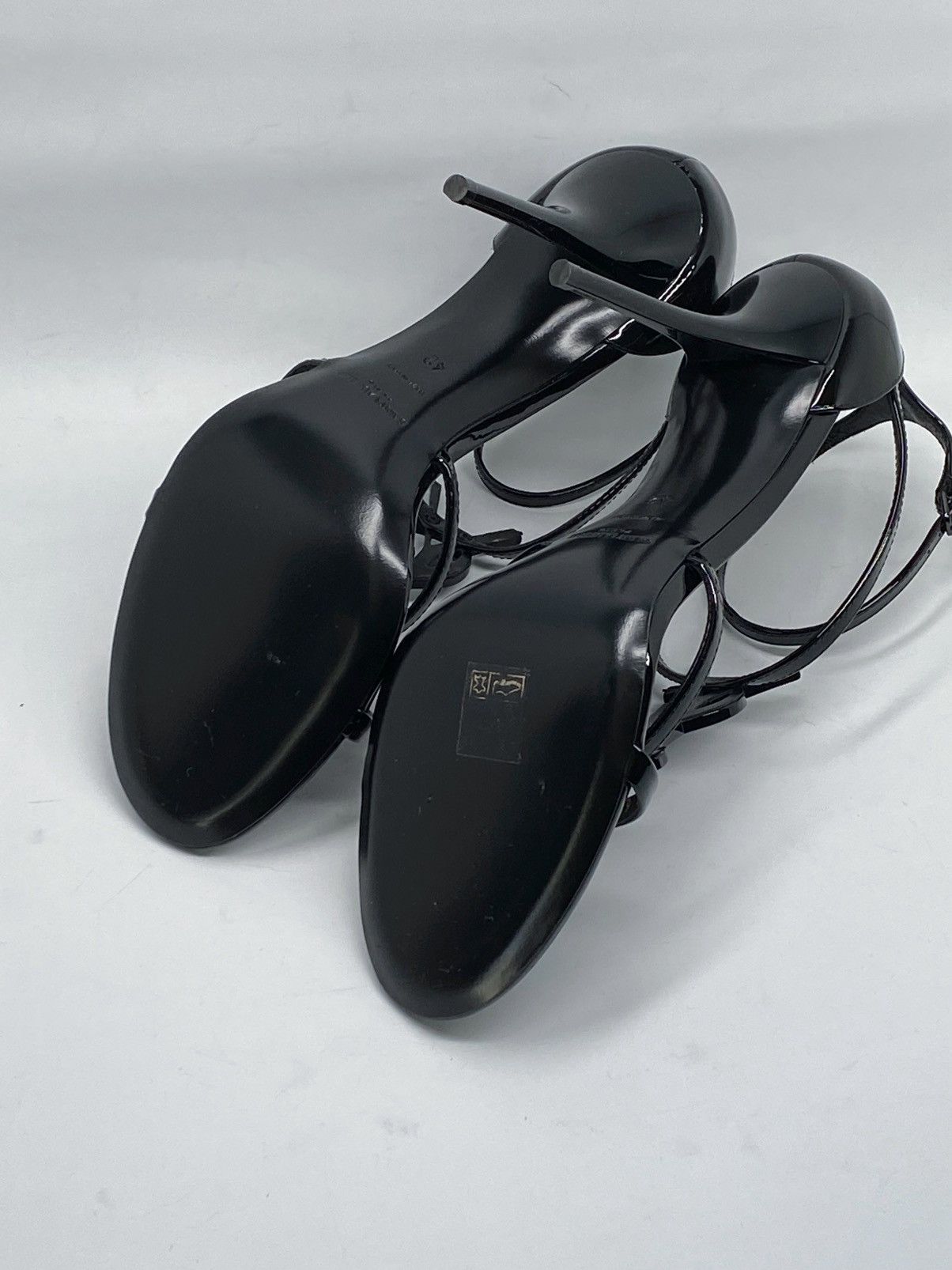 Yves Saint Laurent Saint Laurent Cassandra Leather Sandals size 42 Size US 12 / IT 42 - 15 Thumbnail