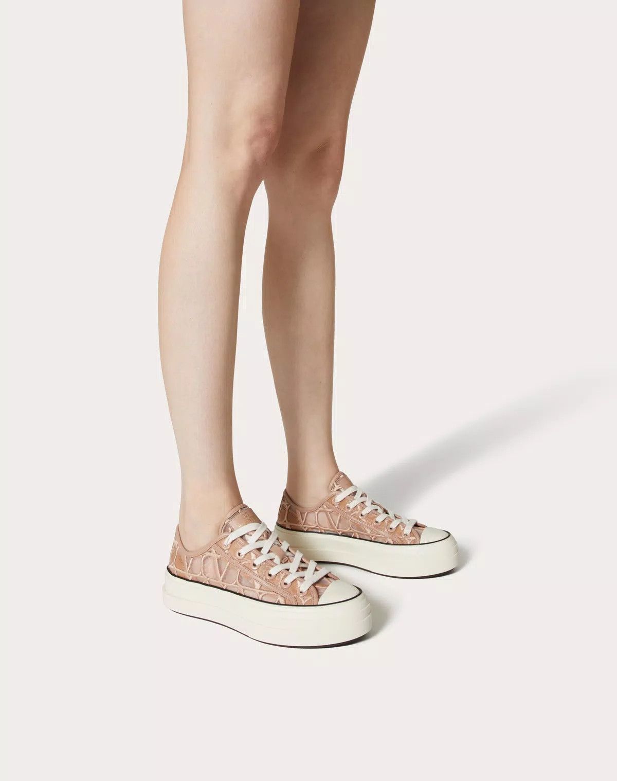 Valentino o1s1wg110426 Low-Top Sneakers in Sand Size US 9.5 / IT 39.5 - 6 Thumbnail