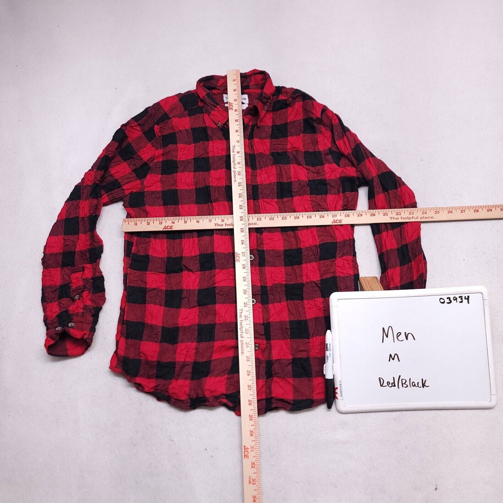 Saddlebred Saddlebred Buffalo Check Flannel Button Up Shirt Mens Size M Size US M / EU 48-50 / 2 - 6 Thumbnail