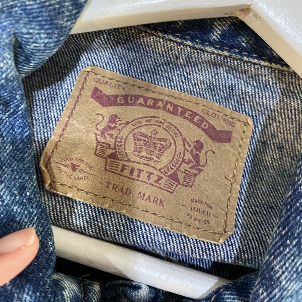 Japanese Brand Vintage Fittz International Denim Jacket Size US S / EU 44-46 / 1 - 12 Thumbnail