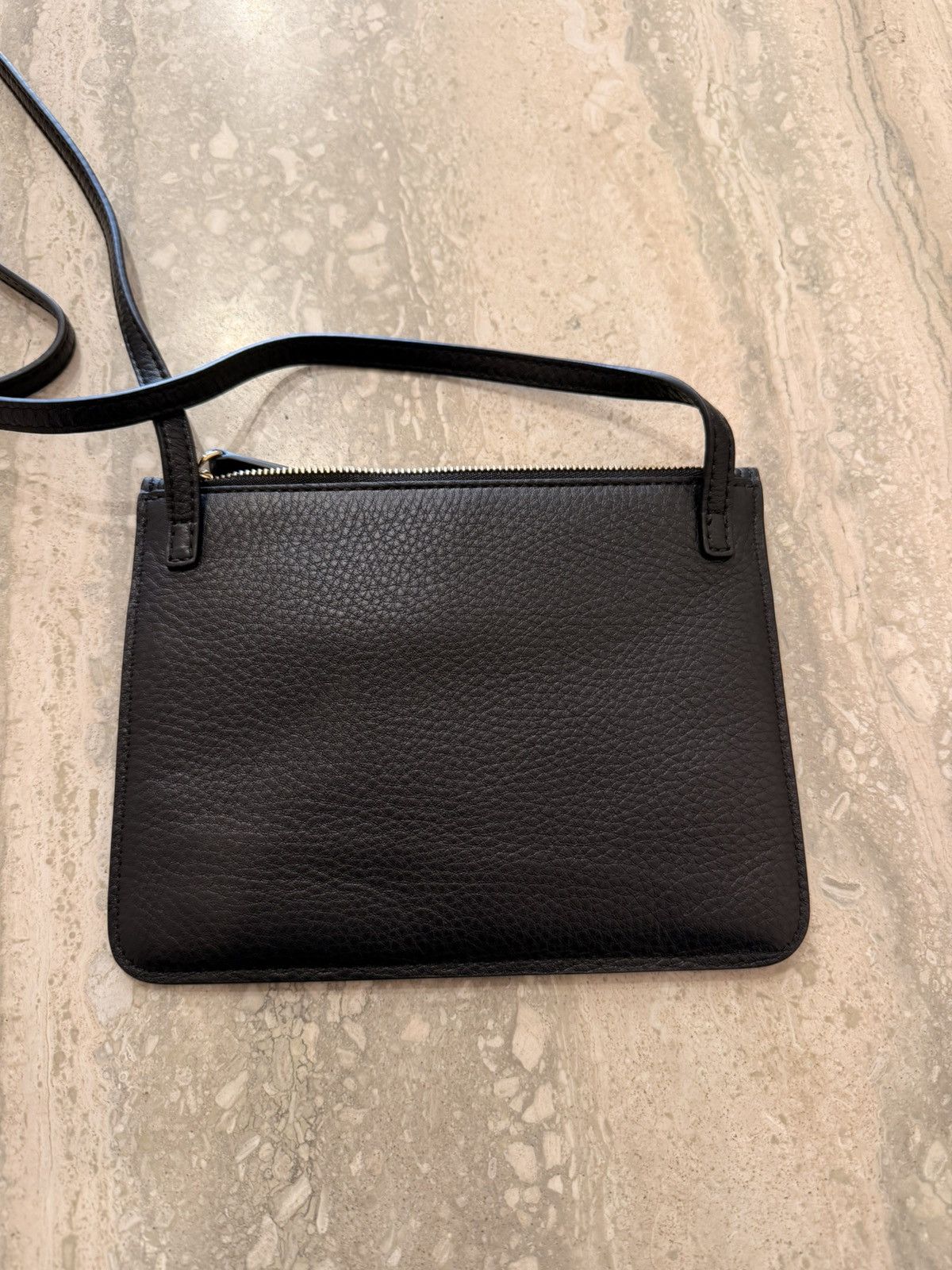 KHAITE Khaite Crossbody Black Leather Wallet Pouch Bag With Zipper Size ONE SIZE - 6 Thumbnail