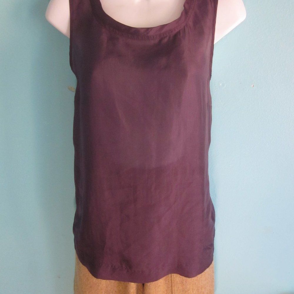 DKNY DKNY Purple Silk Tank Size 8 Lightweight Size M / US 6-8 / IT 42-44 - 7 Thumbnail
