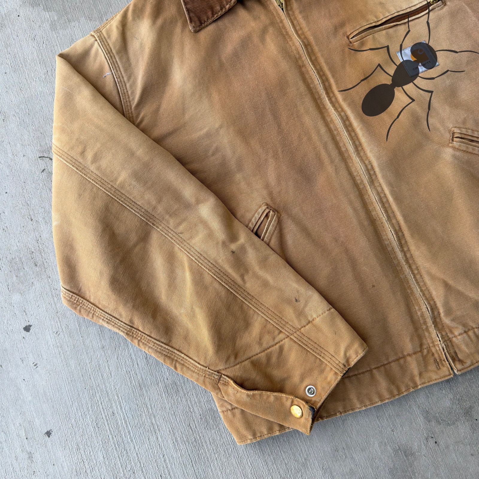 Carhartt × Vintage Carhartt brown Detroit work wear jacket Size US L / EU 52-54 / 3 - 2 Thumbnail