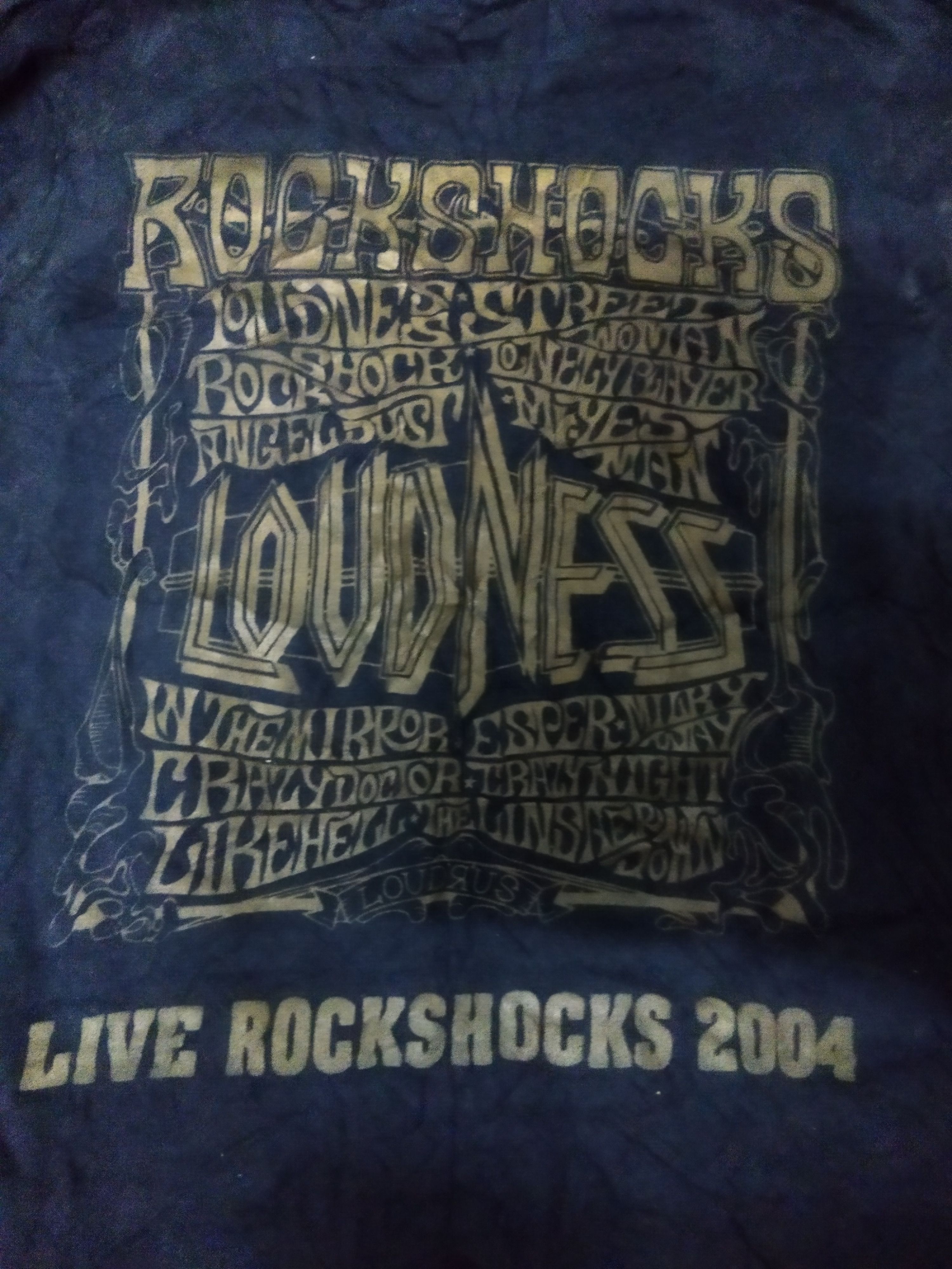 Band Tees Loudness Live Rock Shocks 2004 Tee Size US L / EU 52-54 / 3 - 4 Thumbnail