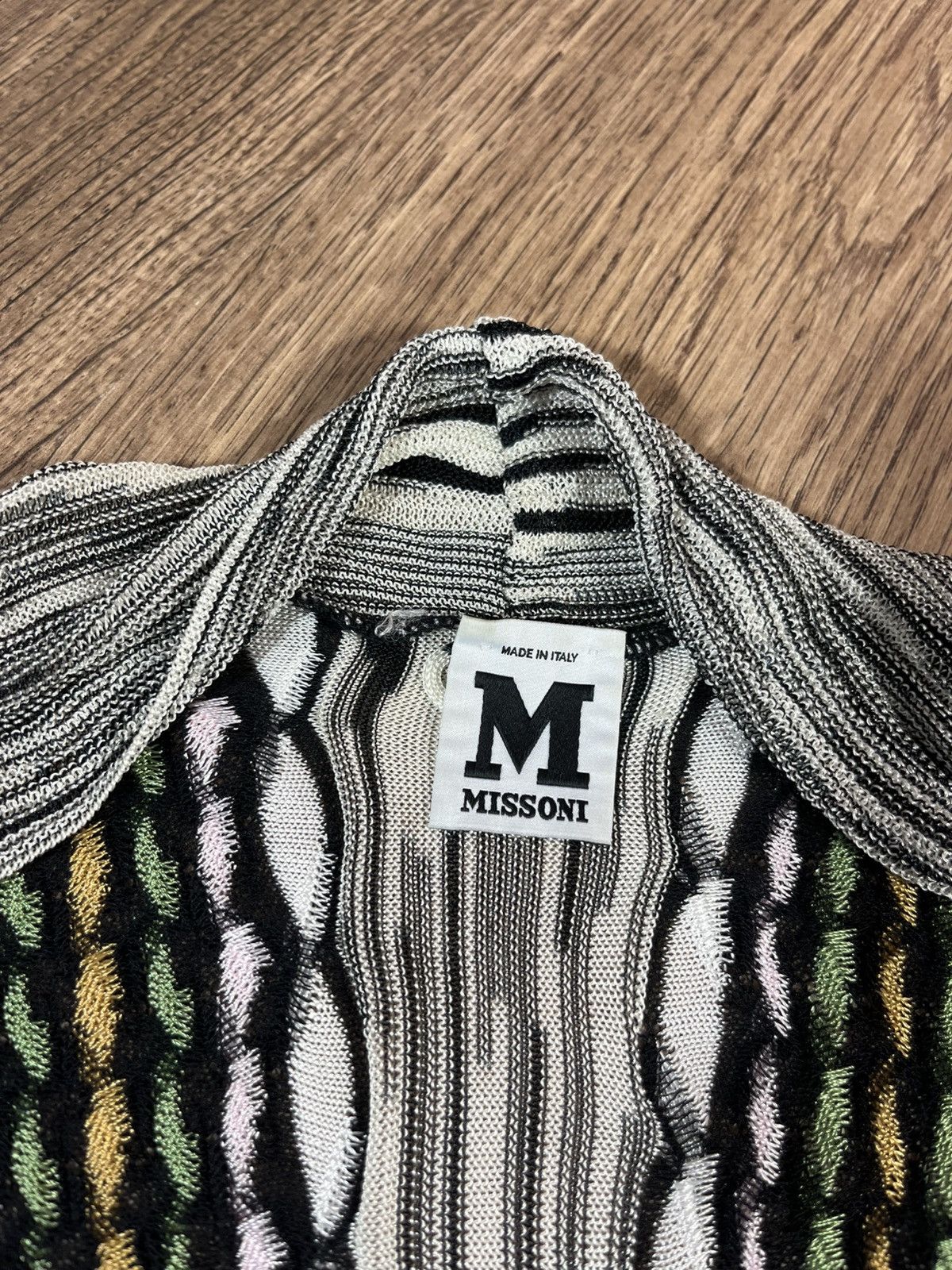 Missoni × Vintage Missoni Multicoloured Cardigan Jacket Size M / US 6-8 / IT 42-44 - 5 Thumbnail
