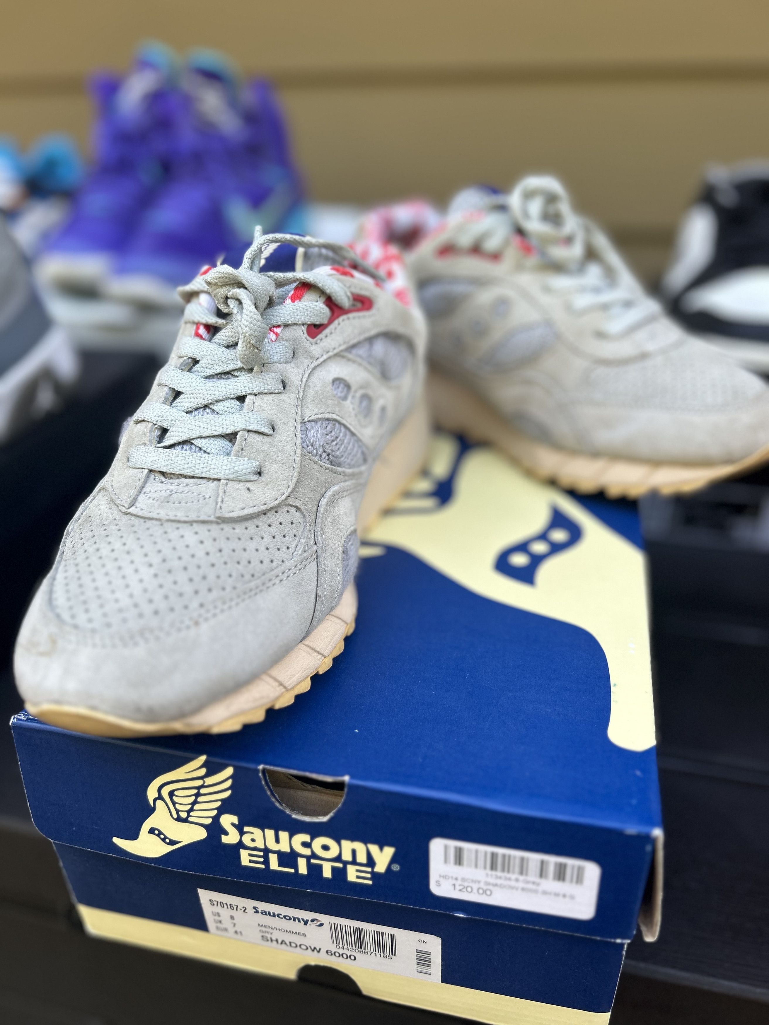 Bodega × Saucony 2014 Bodega x Saucony Elite Shadow 6000 grey sweater Size US 8 / EU 41 - 2 Thumbnail
