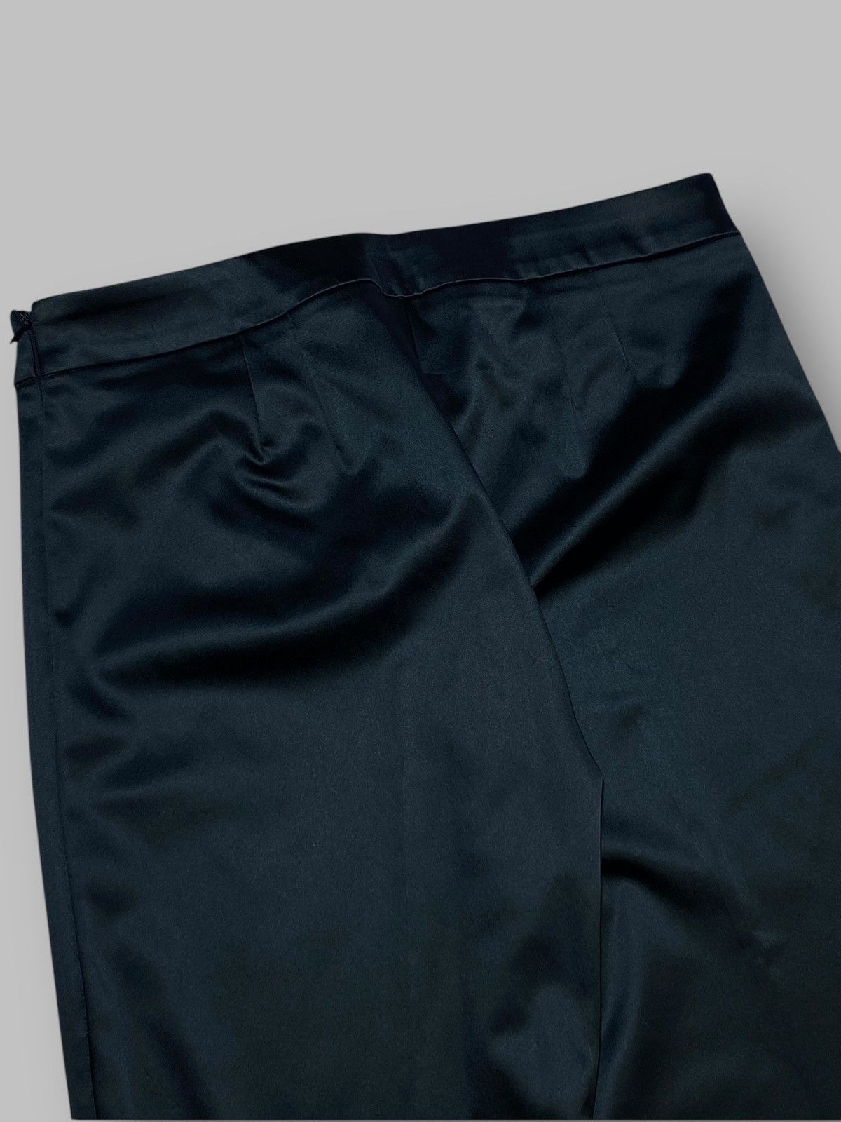 John Galliano Galliano Black Acetate Nylon Slim Pants Size 30" / US 8 / IT 44 - 12 Thumbnail