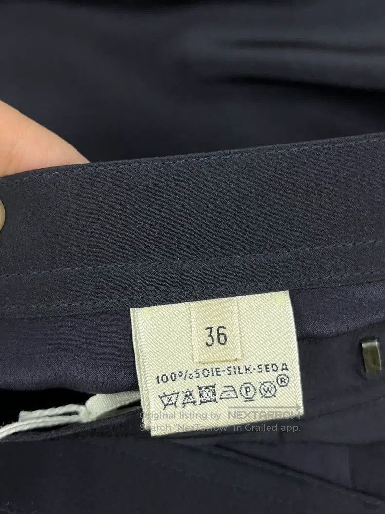 Hermes Hermes Black Silk Skirt Size 24" / US 00 / IT 34 - 5 Thumbnail