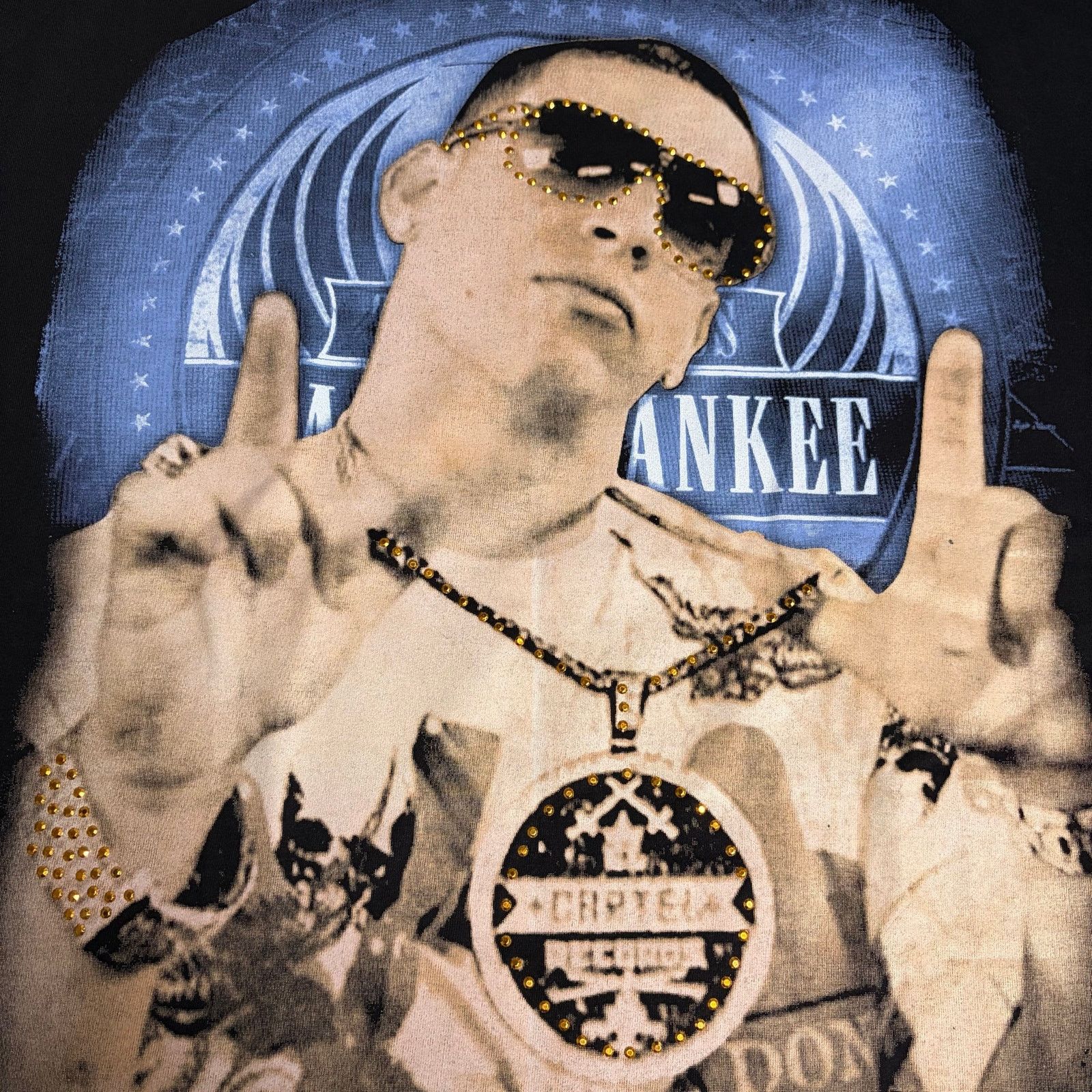 Vintage Y2K Vintage 2000s Daddy Yankee T-Shirt Size US L / EU 52-54 / 3 - 5 Thumbnail