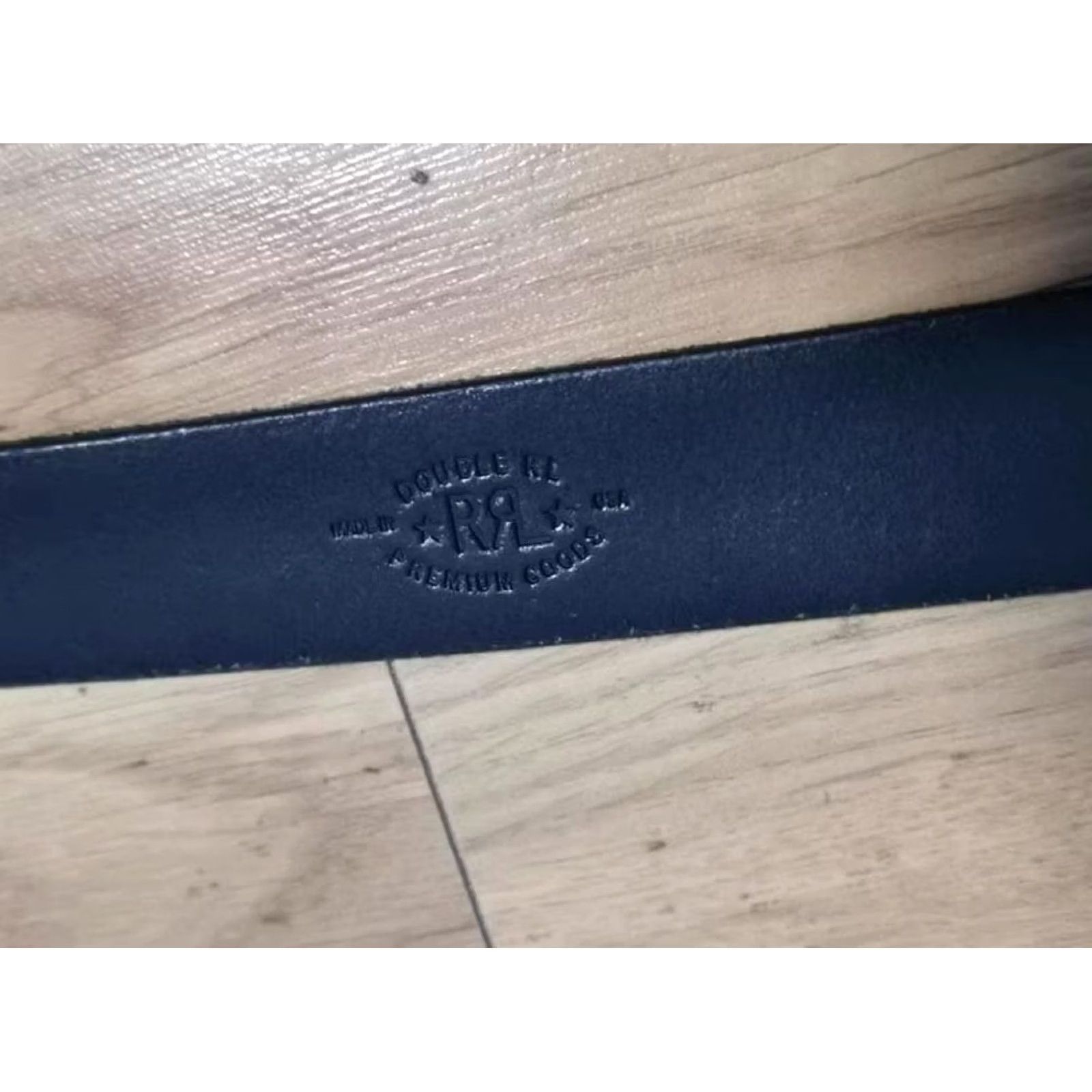 Ralph Lauren RRL Ralph Lauren Belt Mens 34 Black Double Ring Leather good condition Pre owned Size 34 - 4 Thumbnail