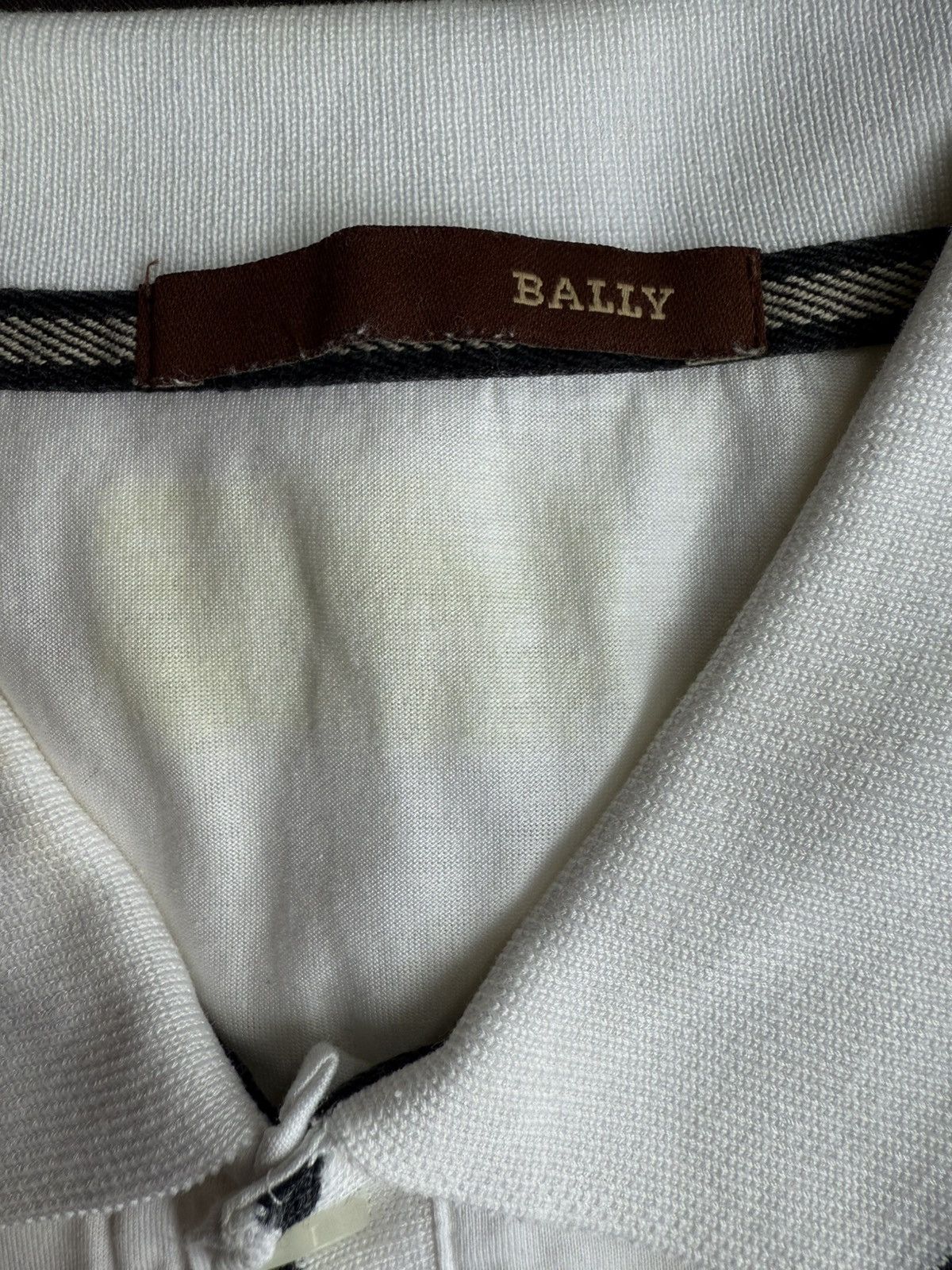 Bally Bally white polo 40/50 Size US M / EU 48-50 / 2 - 8 Thumbnail