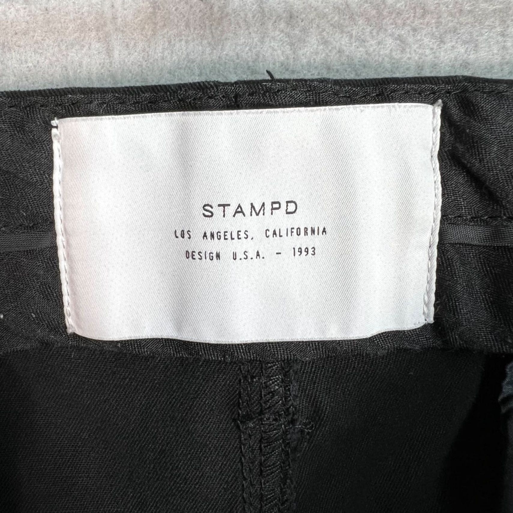 Stampd Stampd Los Angeles Black Chino Pants Mens Size 31 Straight Leg Casual Size US 31 - 3 Thumbnail