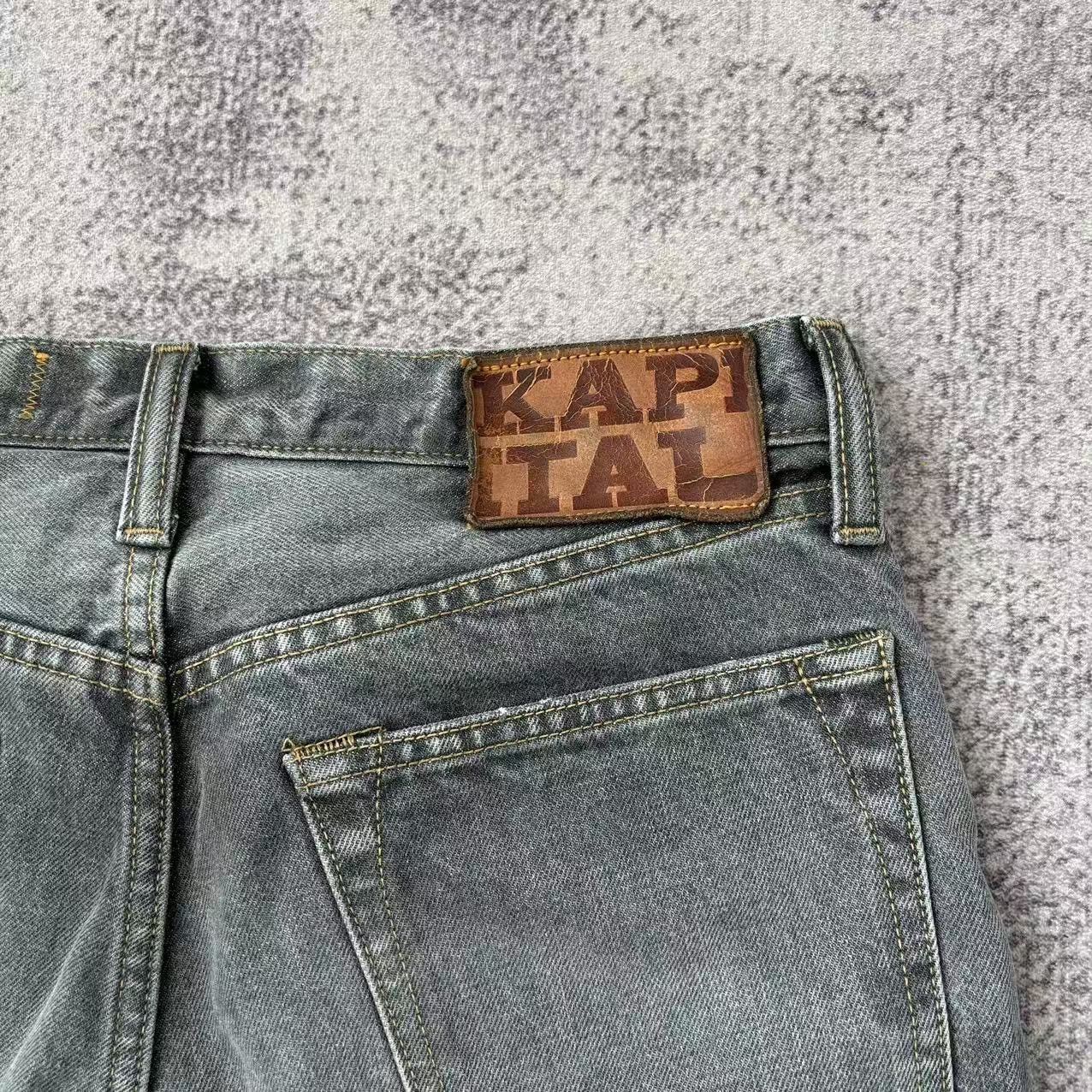 Kapital Kapital 14oz 5p Monkey Cisco Distressed Denim Jeans *size 30 Size US 30 / EU 46 - 6 Thumbnail