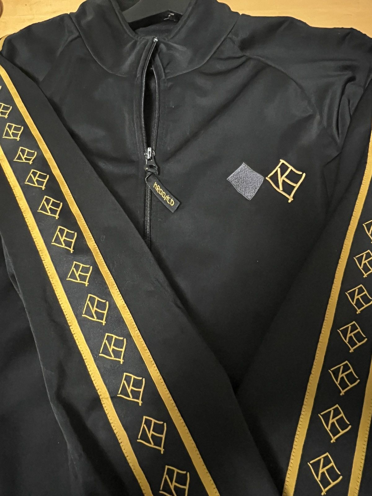 Other Krooked Mark Gonzales Track Jacket 2000s Black/Gold Size US M / EU 48-50 / 2 - 2 Thumbnail