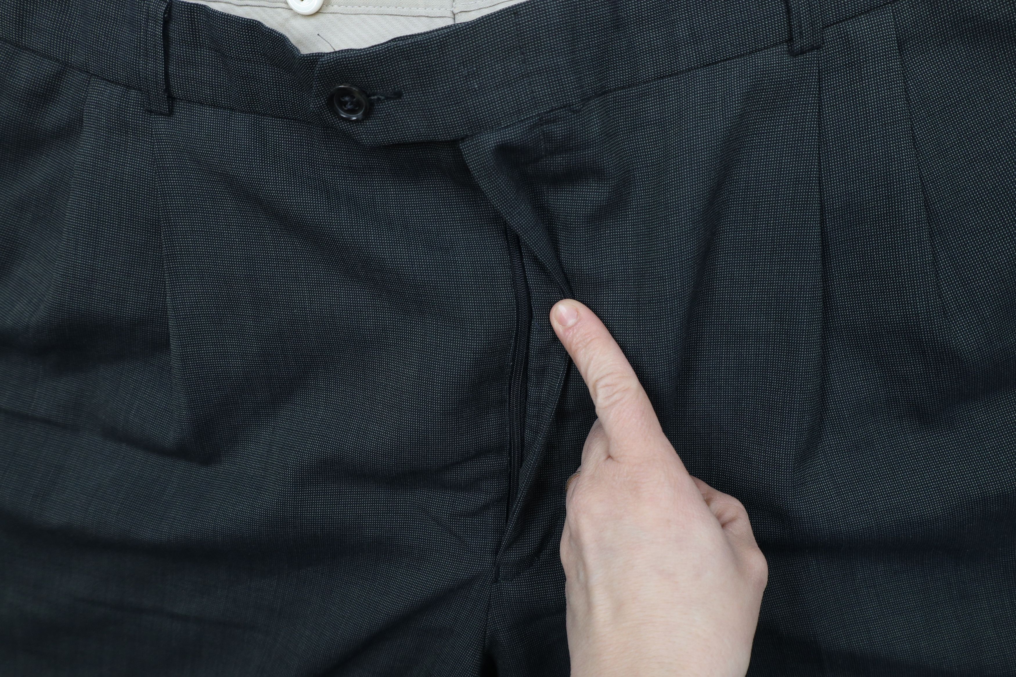 Vintage Vintage 90s Streetwear Pleated Cuffed Wide Leg Chino Pants Size US 38 / EU 54 - 6 Thumbnail