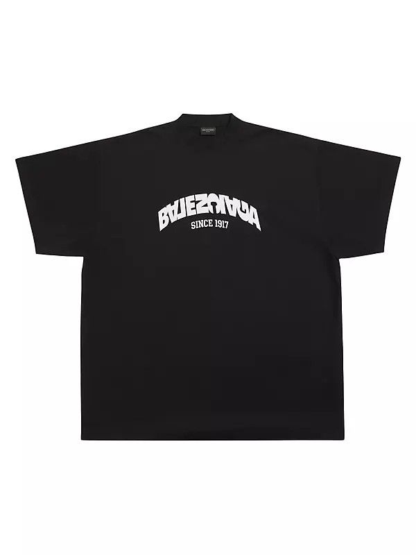 Balenciaga Back Flip T-Shirt Oversized in Black Size US XL / EU 56 / 4 - 1 Preview