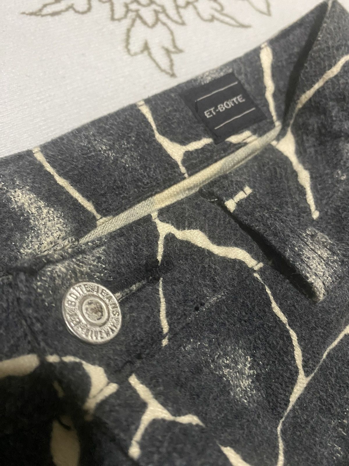 If Six Was Nine × Japanese Brand × Jean Paul Gaultier Vtg Japanese Brand ET Boite Abstract Giraffe Printed Casual Size US 28 / EU 44 - 5 Thumbnail