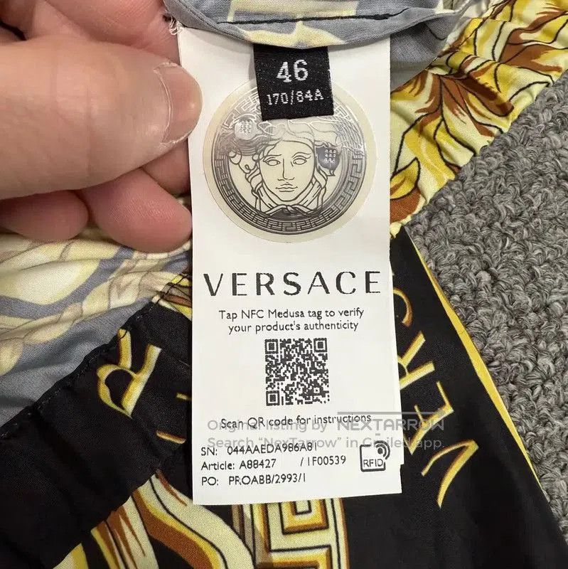 Versace Versace Colorful Nylon Men's Outerwear . Size US M / EU 48-50 / 2 - 4 Thumbnail