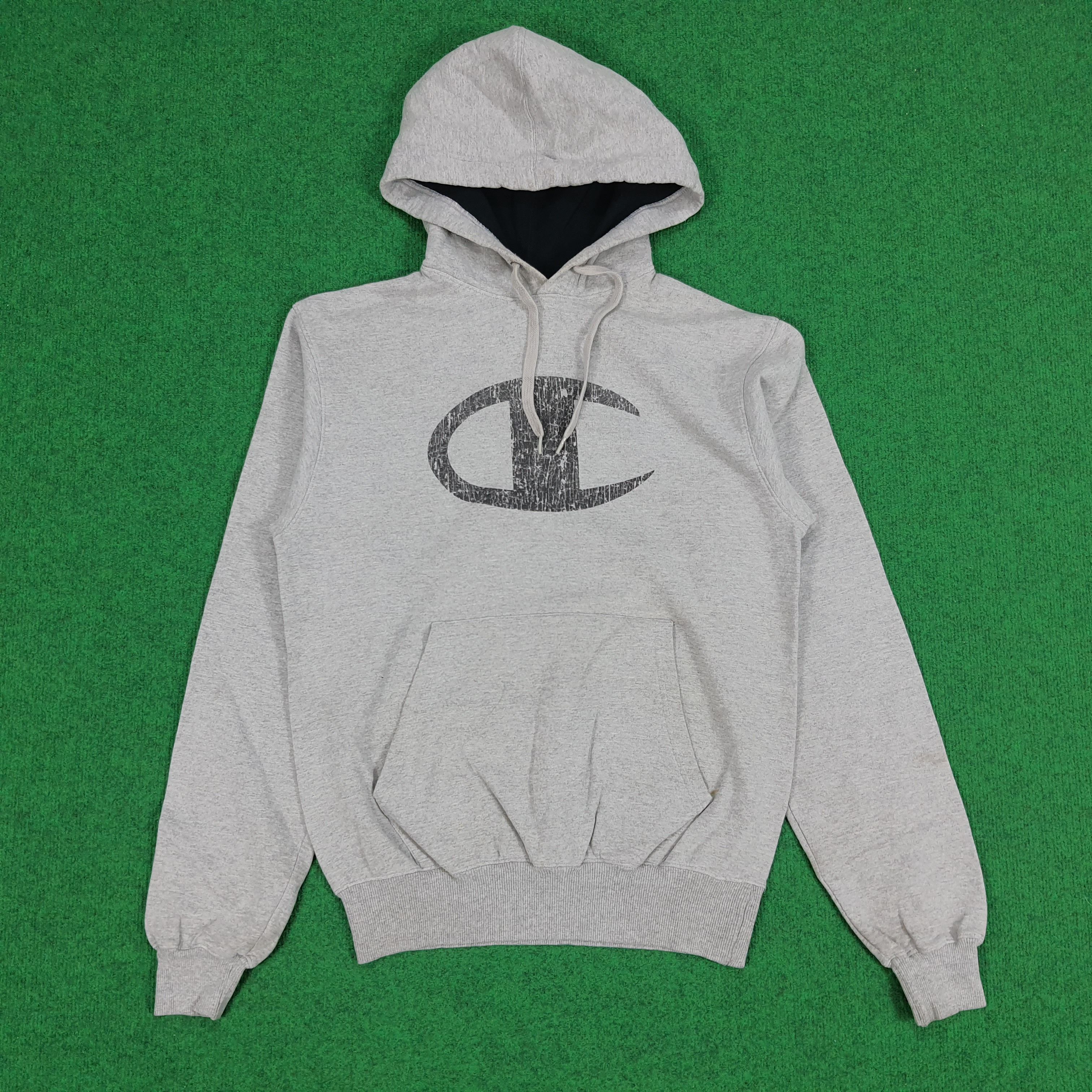 Vintage Champion Big Logo Hoodie